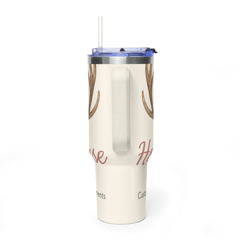 Customize it Your Way Insulated Travel Mug with Straw