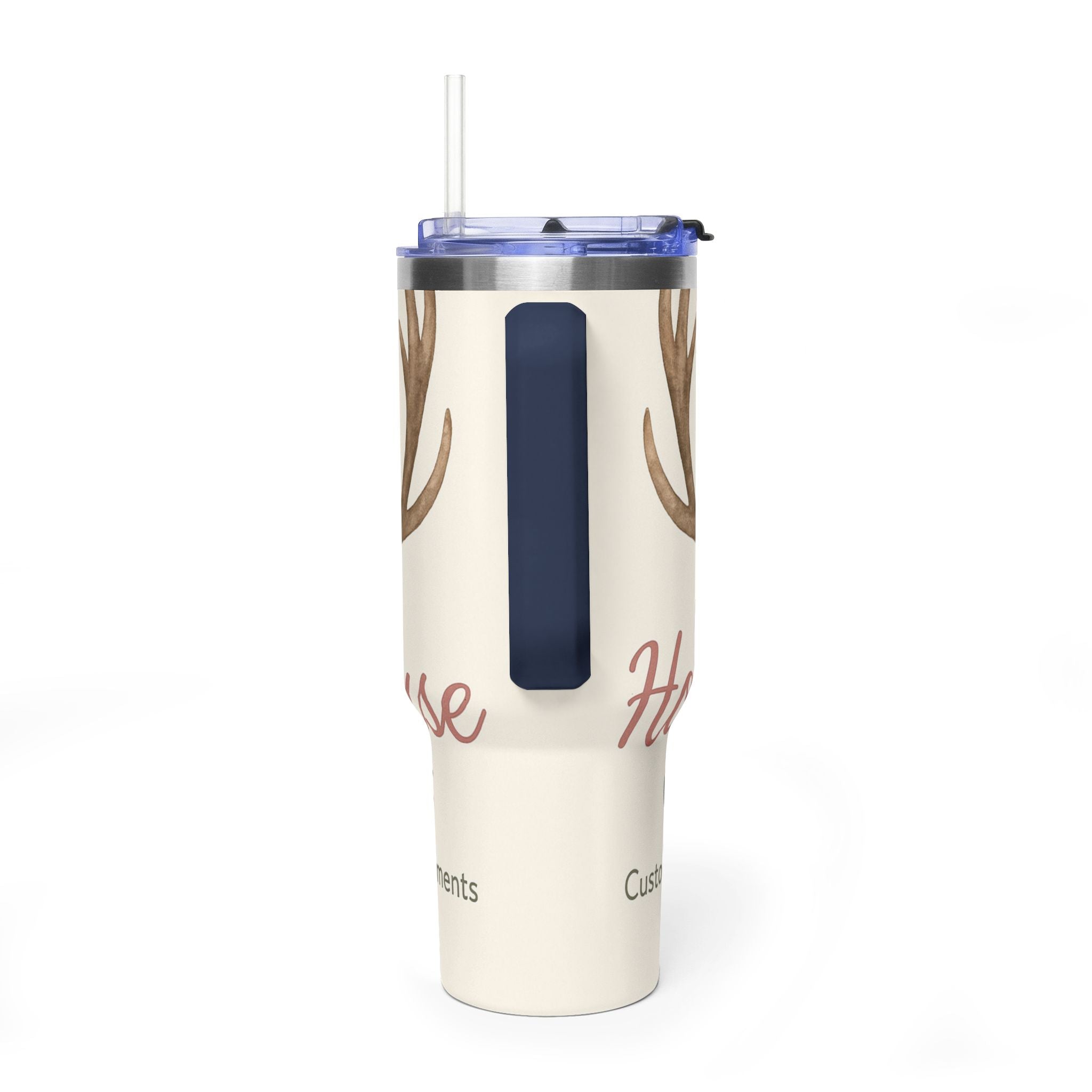 Customize it Your Way Insulated Travel Mug with Straw