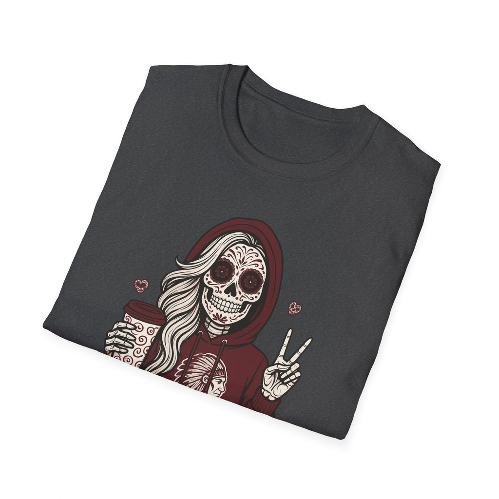 Dakota Indians Sugar Skull Hoodie Graphic T‑Shirt