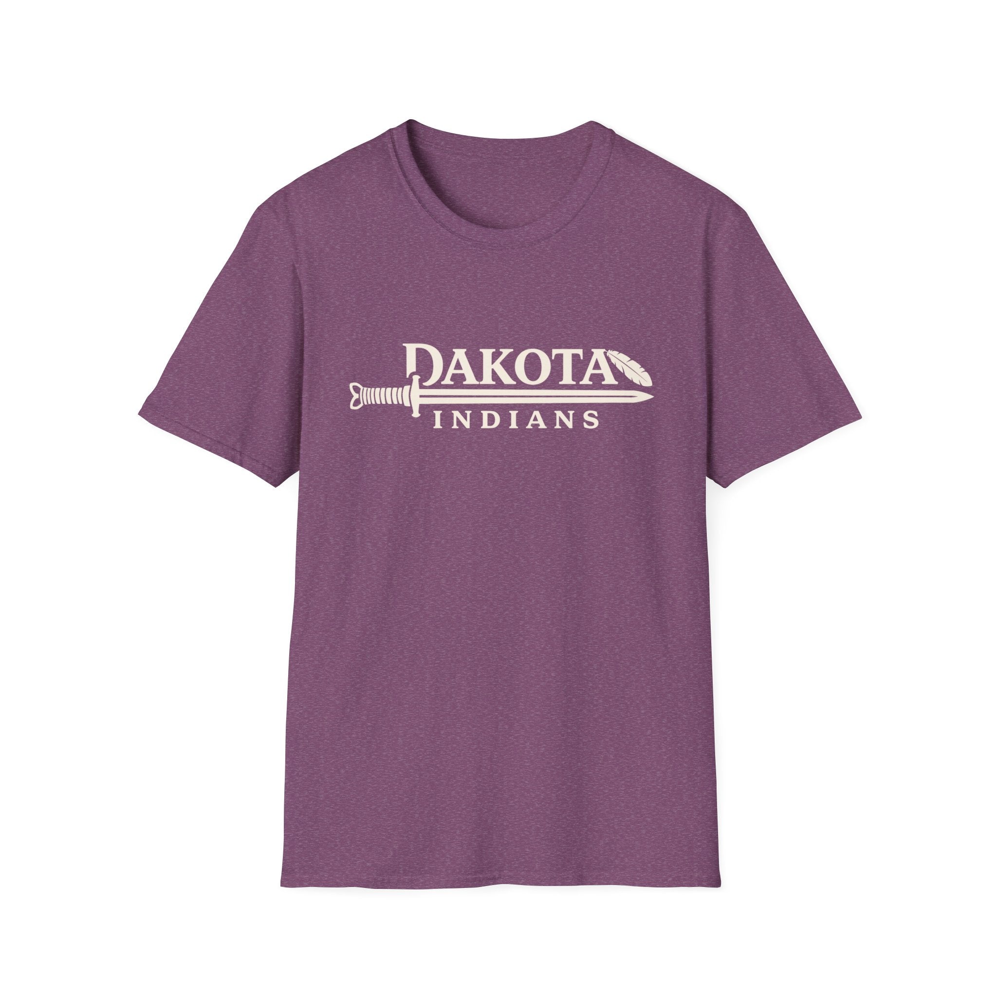 Dakota Indians T‑Shirt — Retro Spear Logo School Spirit Tee
