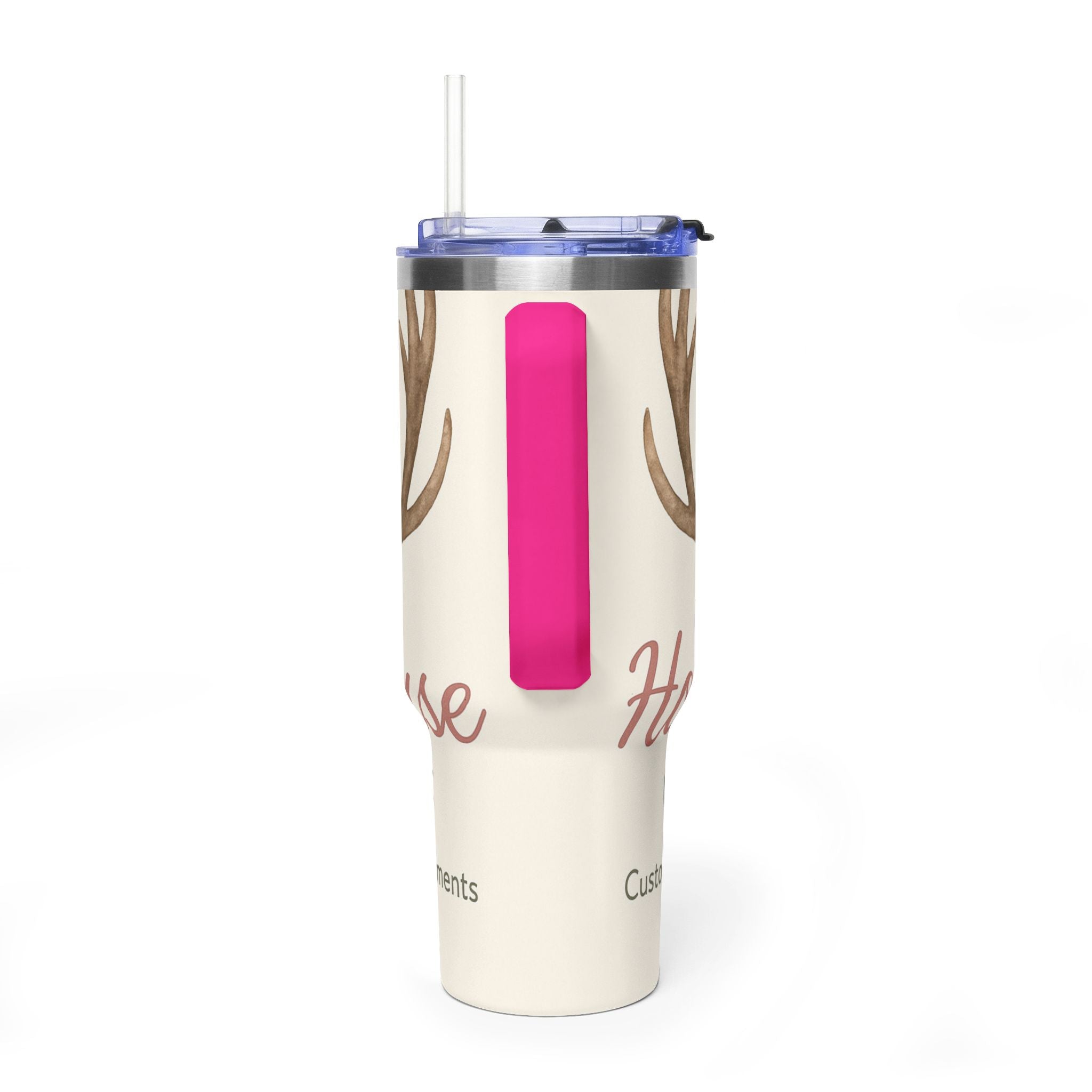 Customize it Your Way Insulated Travel Mug with Straw