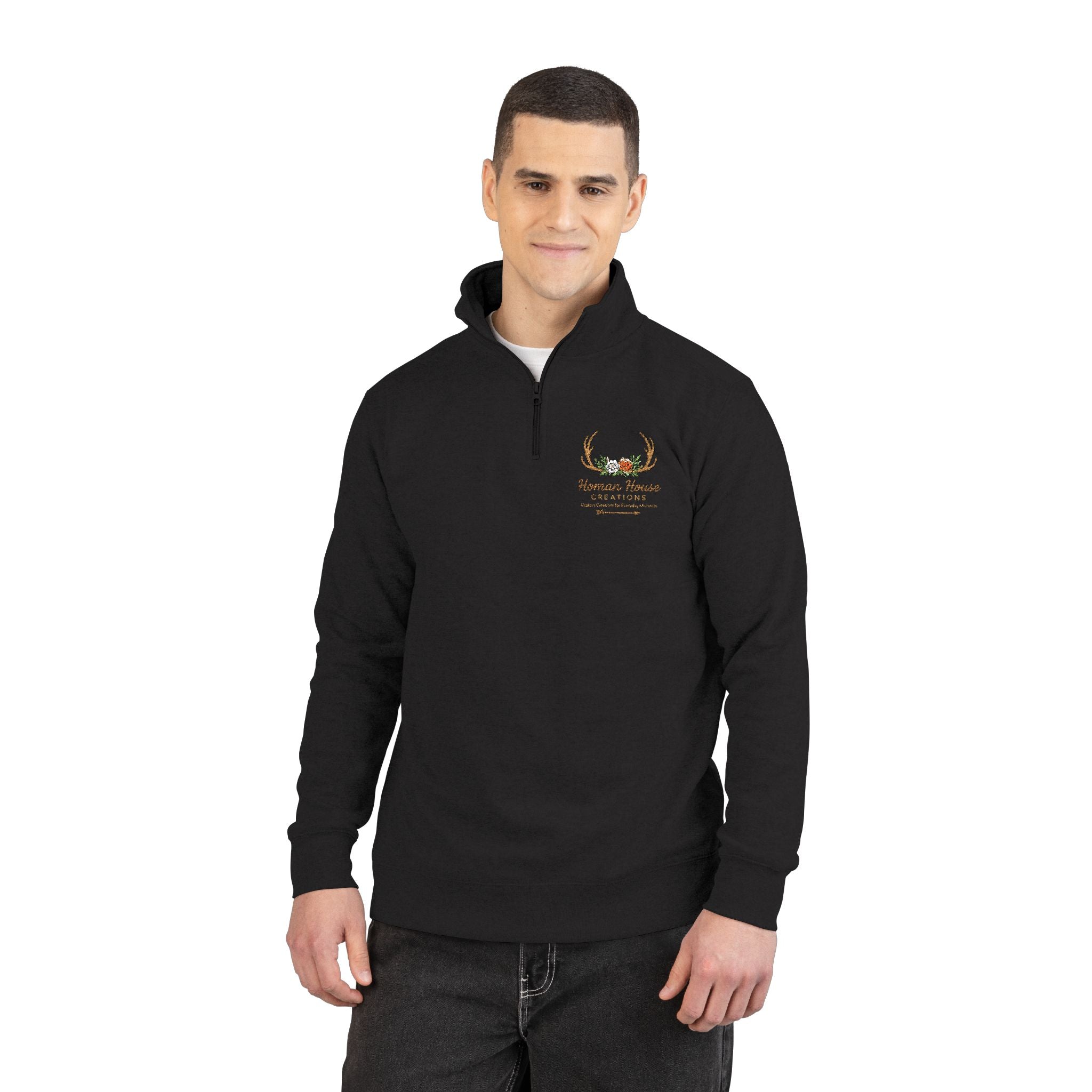 Embroidered Homan House Creations Quarter-Zip