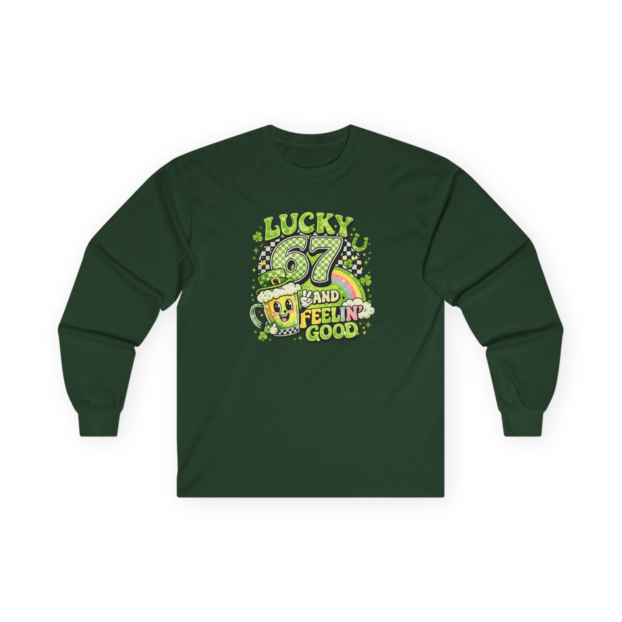 Lucky 67 Long Sleeve Retro Tee