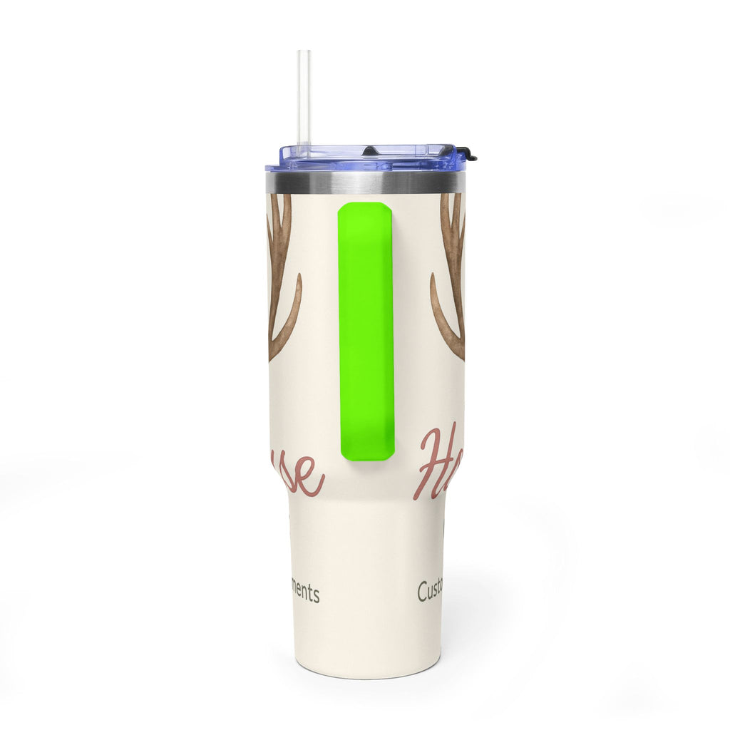Customize it Your Way Insulated Travel Mug with Straw