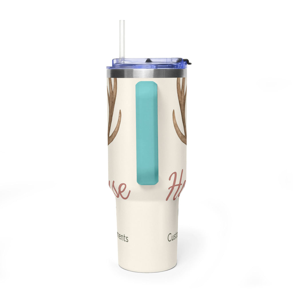 Customize it Your Way Insulated Travel Mug with Straw
