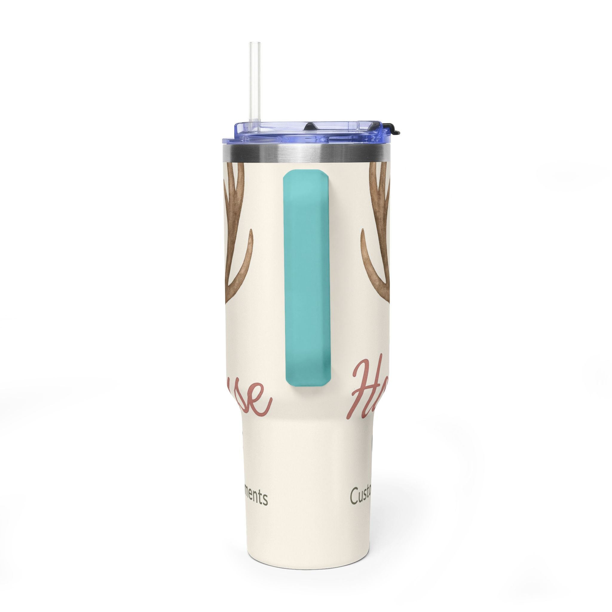 Customize it Your Way Insulated Travel Mug with Straw