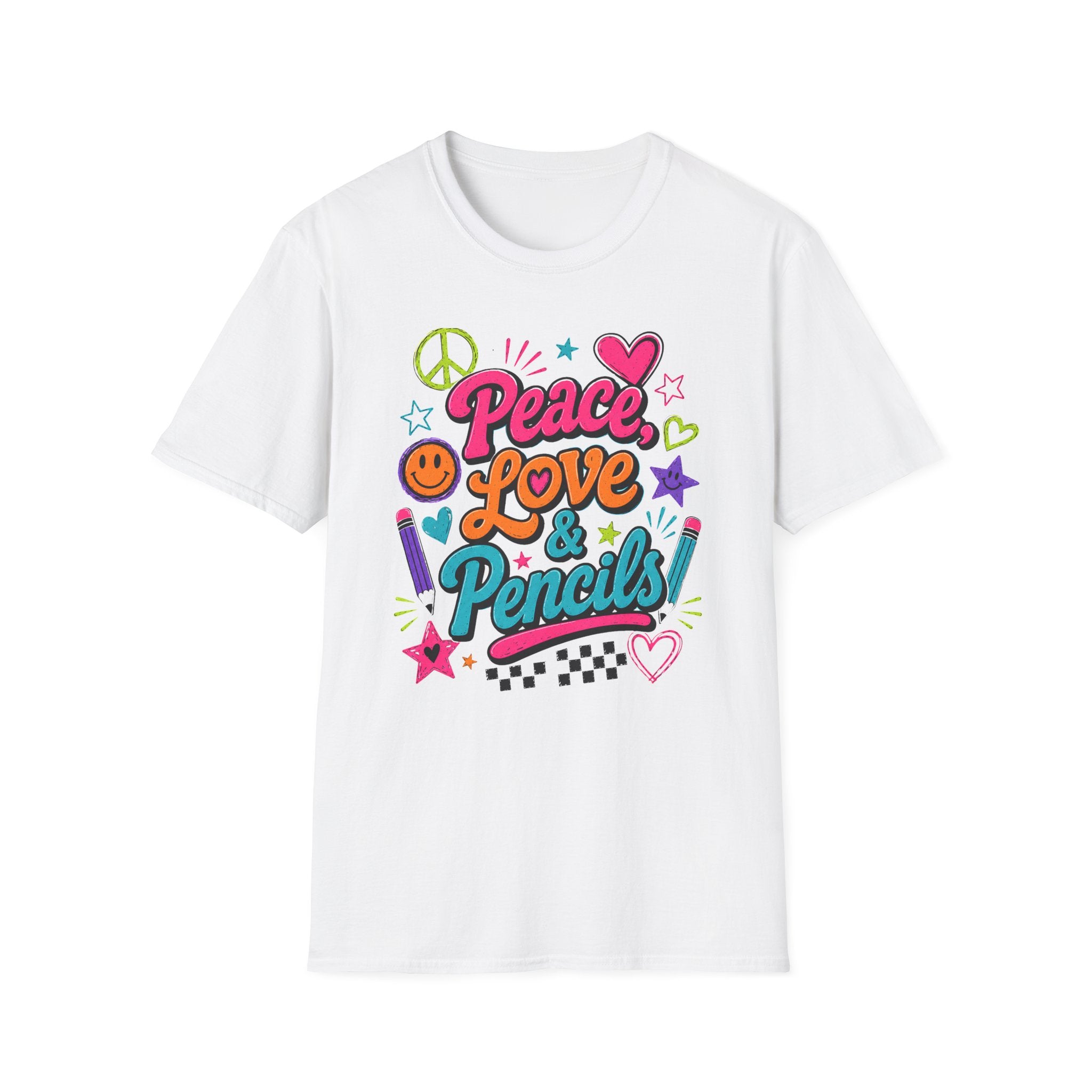 Kids Peace, Love & Pencils Shirt
