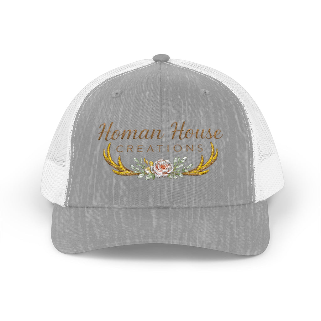 Homan House Creations Embroidered Trucker Cap