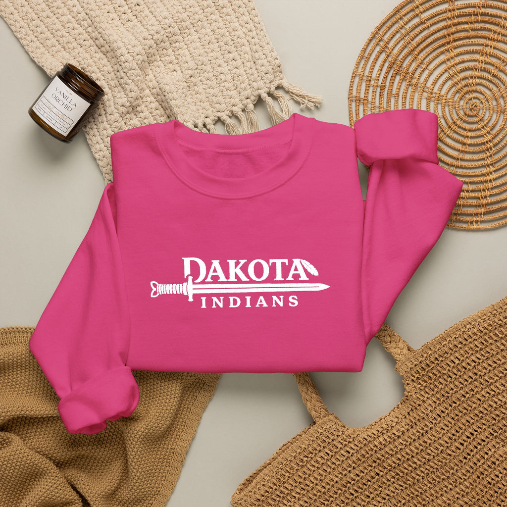Embordered Dakota Indians Crewneck Sweatshirt