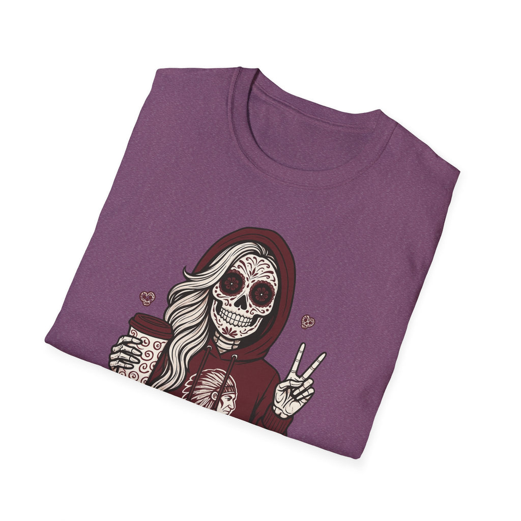 Dakota Indians Sugar Skull Hoodie Graphic T‑Shirt