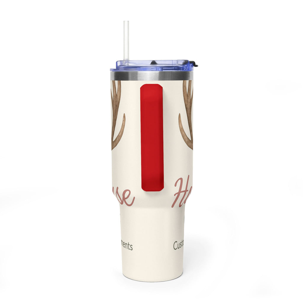 Customize it Your Way Insulated Travel Mug with Straw