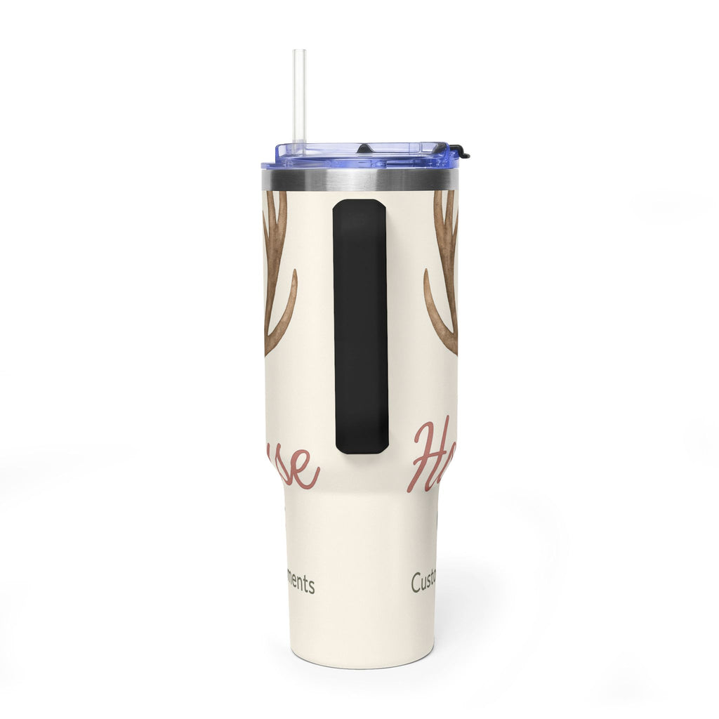 Customize it Your Way Insulated Travel Mug with Straw