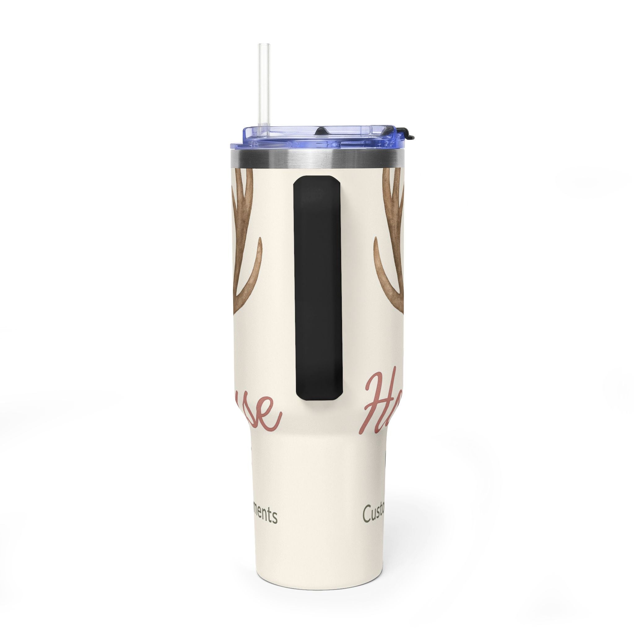 Customize it Your Way Insulated Travel Mug with Straw