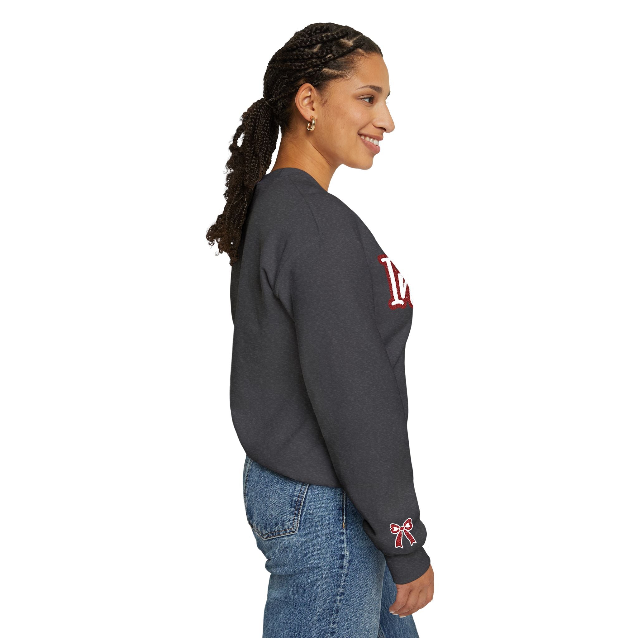 Indians Crewneck Sweatshirt – Retro Script School Spirit Pullover