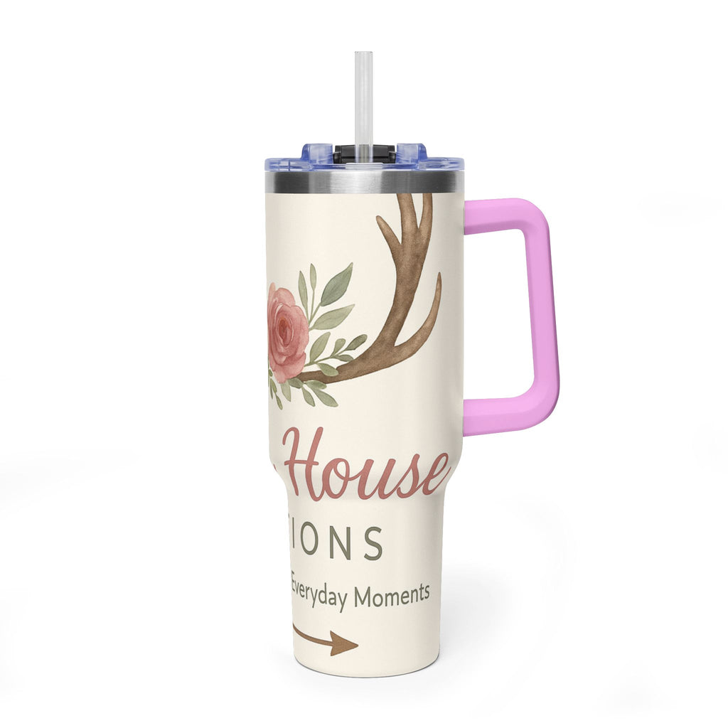 Customize it Your Way Insulated Travel Mug with Straw