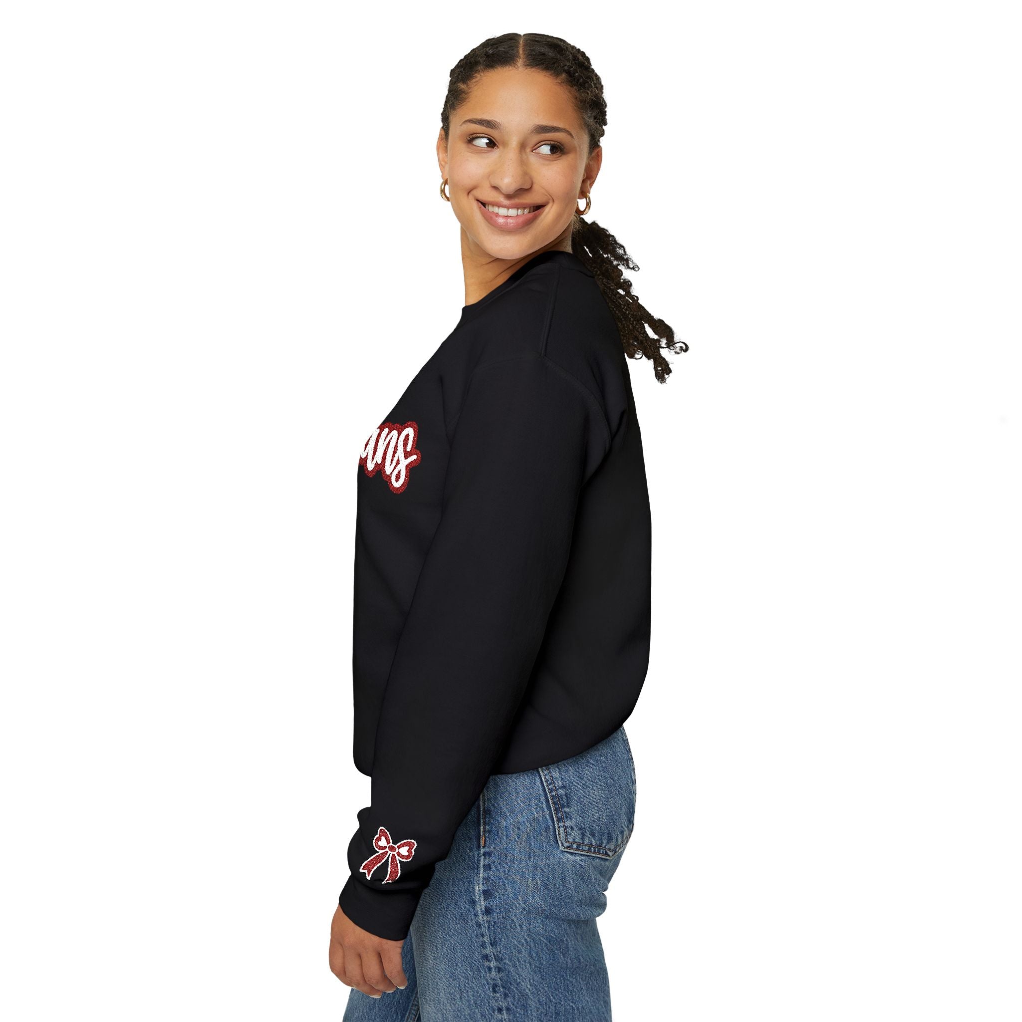 Indians Crewneck Sweatshirt – Retro Script School Spirit Pullover