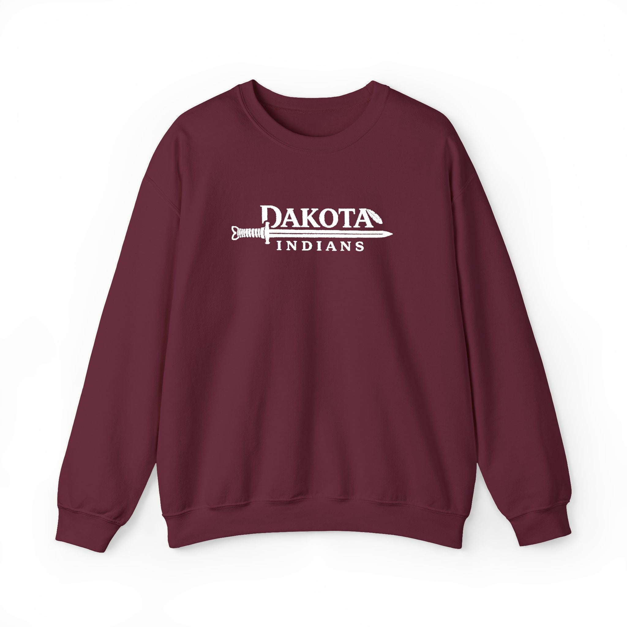 Embordered Dakota Indians Crewneck Sweatshirt