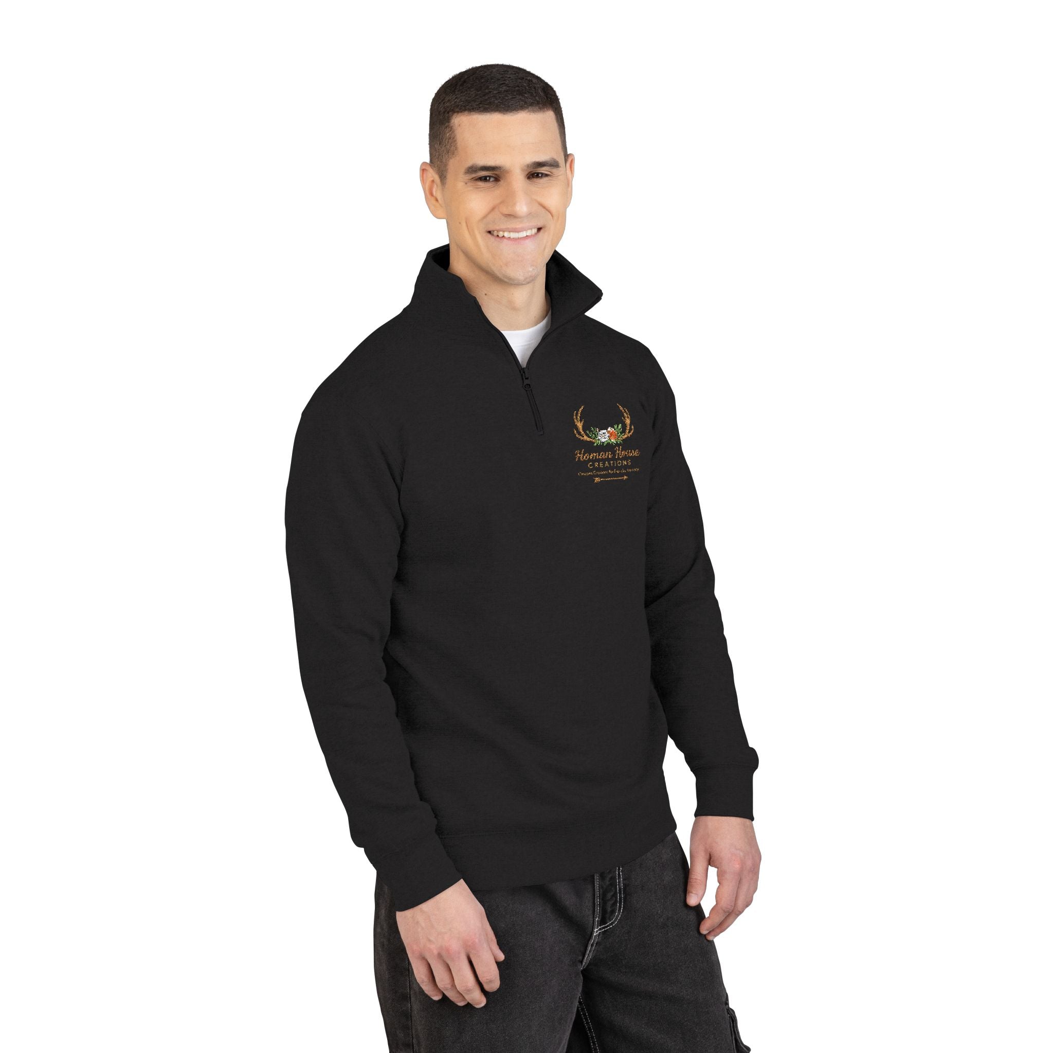 Embroidered Homan House Creations Quarter-Zip