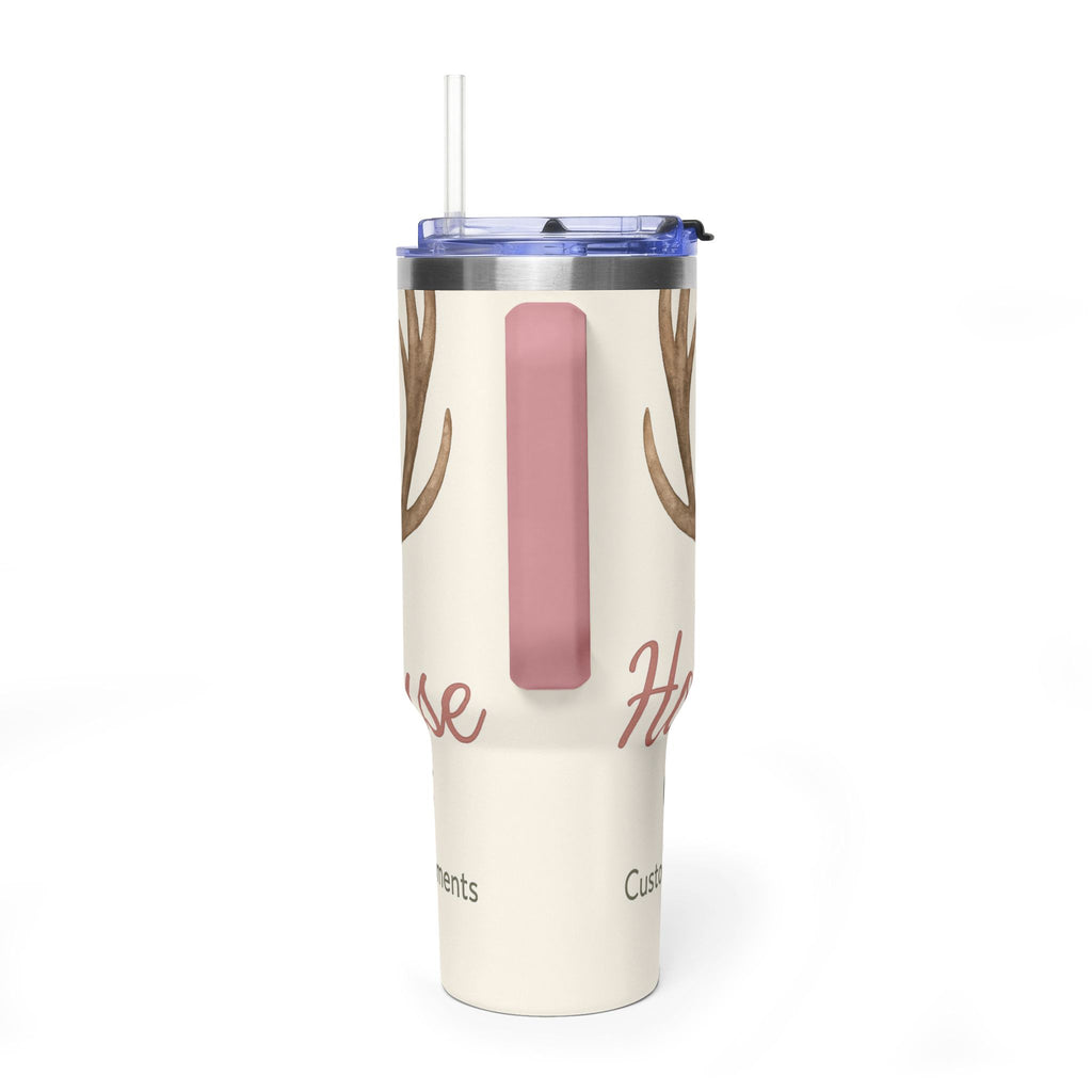 Customize it Your Way Insulated Travel Mug with Straw