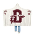 Hooded Snuggle Blanket – Maroon 'D' & Indians Cheer Design