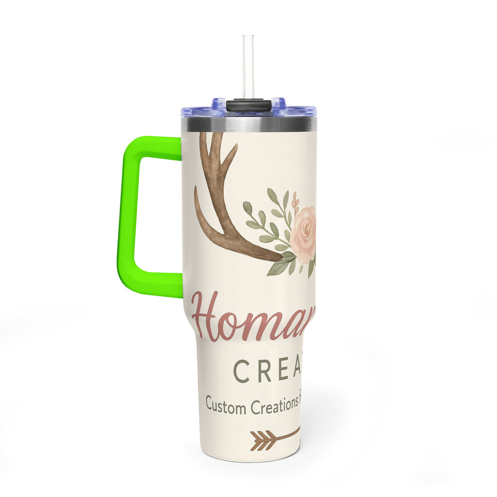 Customize it Your Way Insulated Travel Mug with Straw