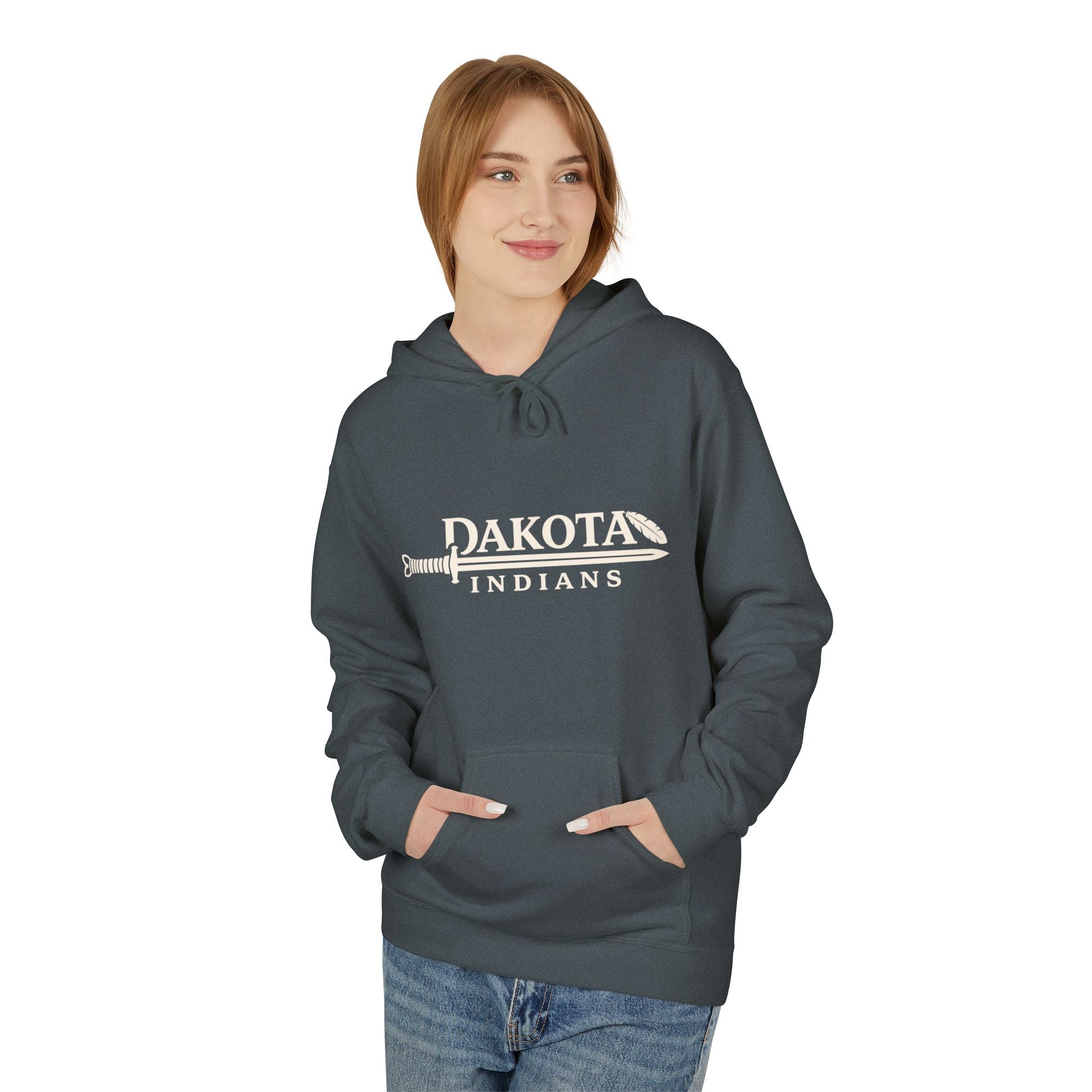 Hoodie - Dakota Indians Spear Logo Pullover