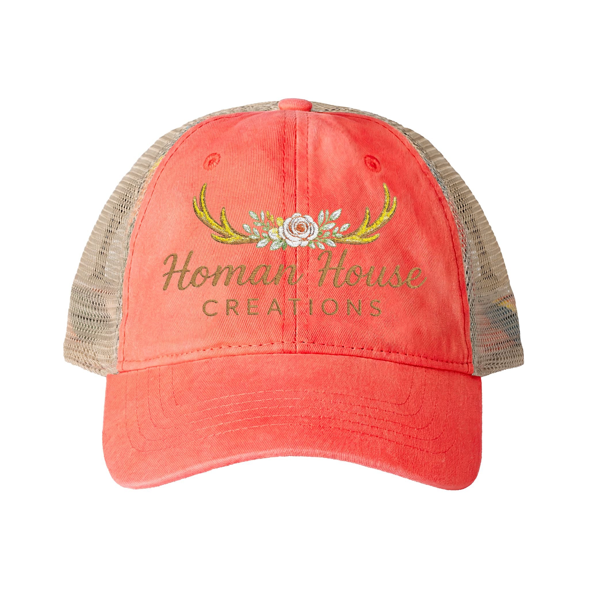 Women's Washed Mesh-Back Cap Homan House Merch