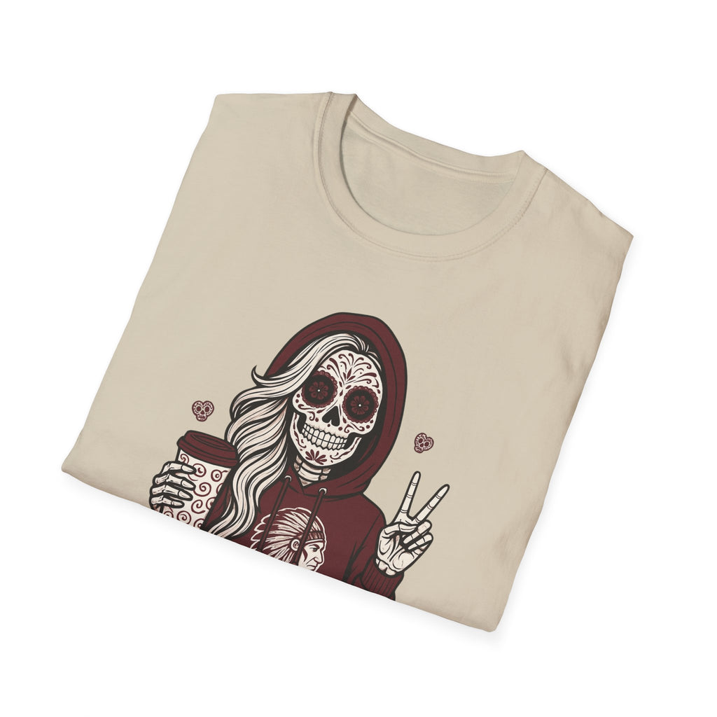 Dakota Indians Sugar Skull Hoodie Graphic T‑Shirt