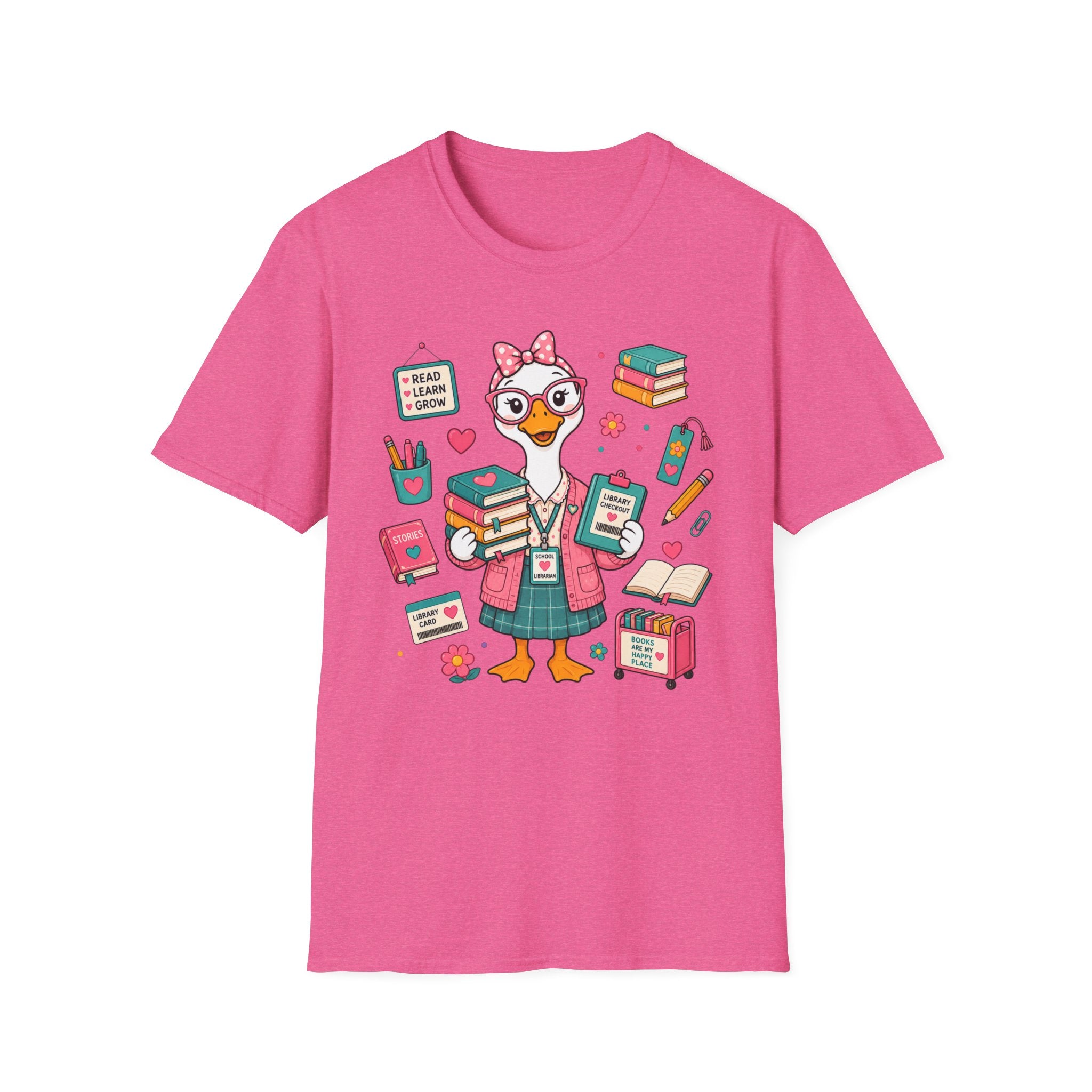 School Librarian Goose Shirt