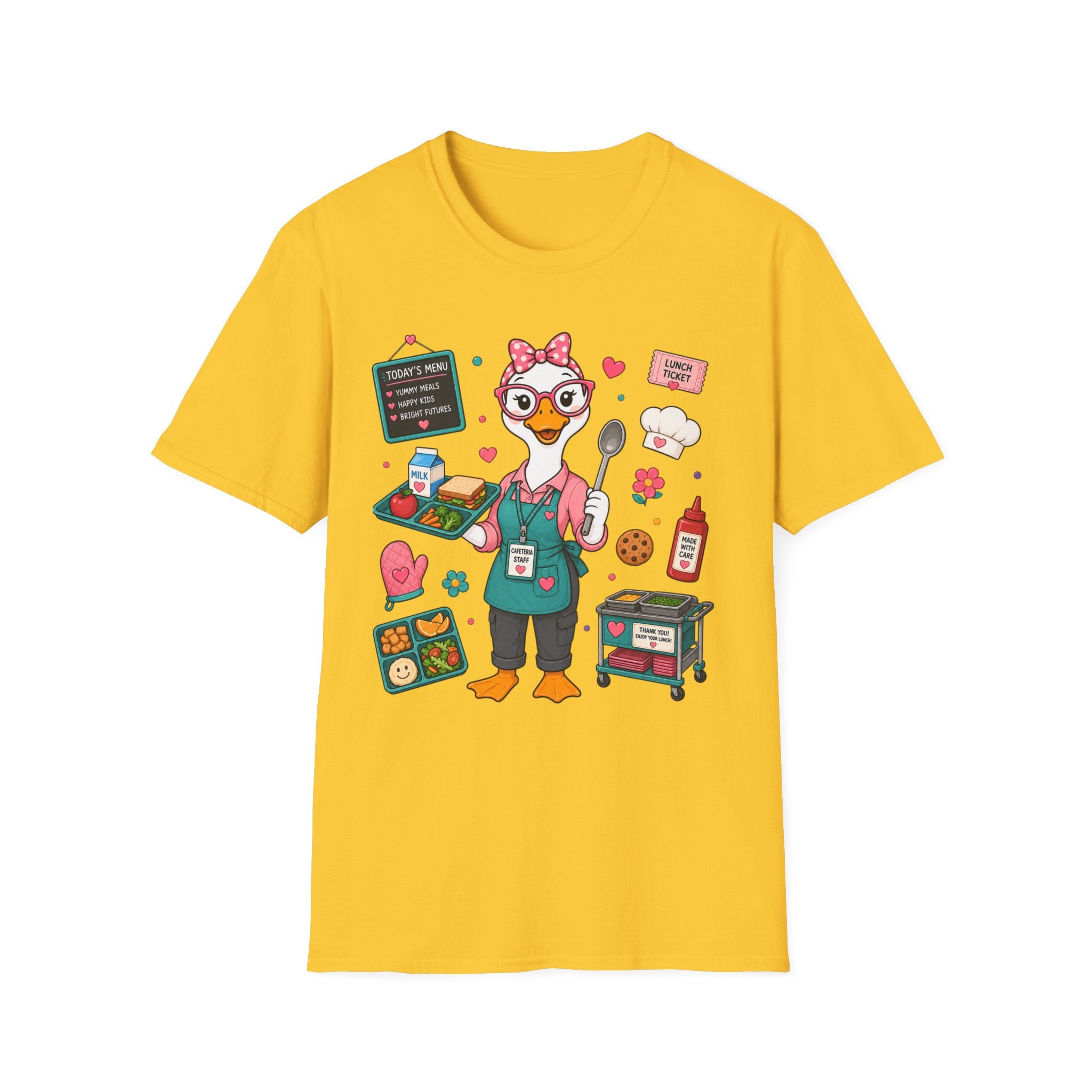 School Cafeteria Staff Goose Shirt