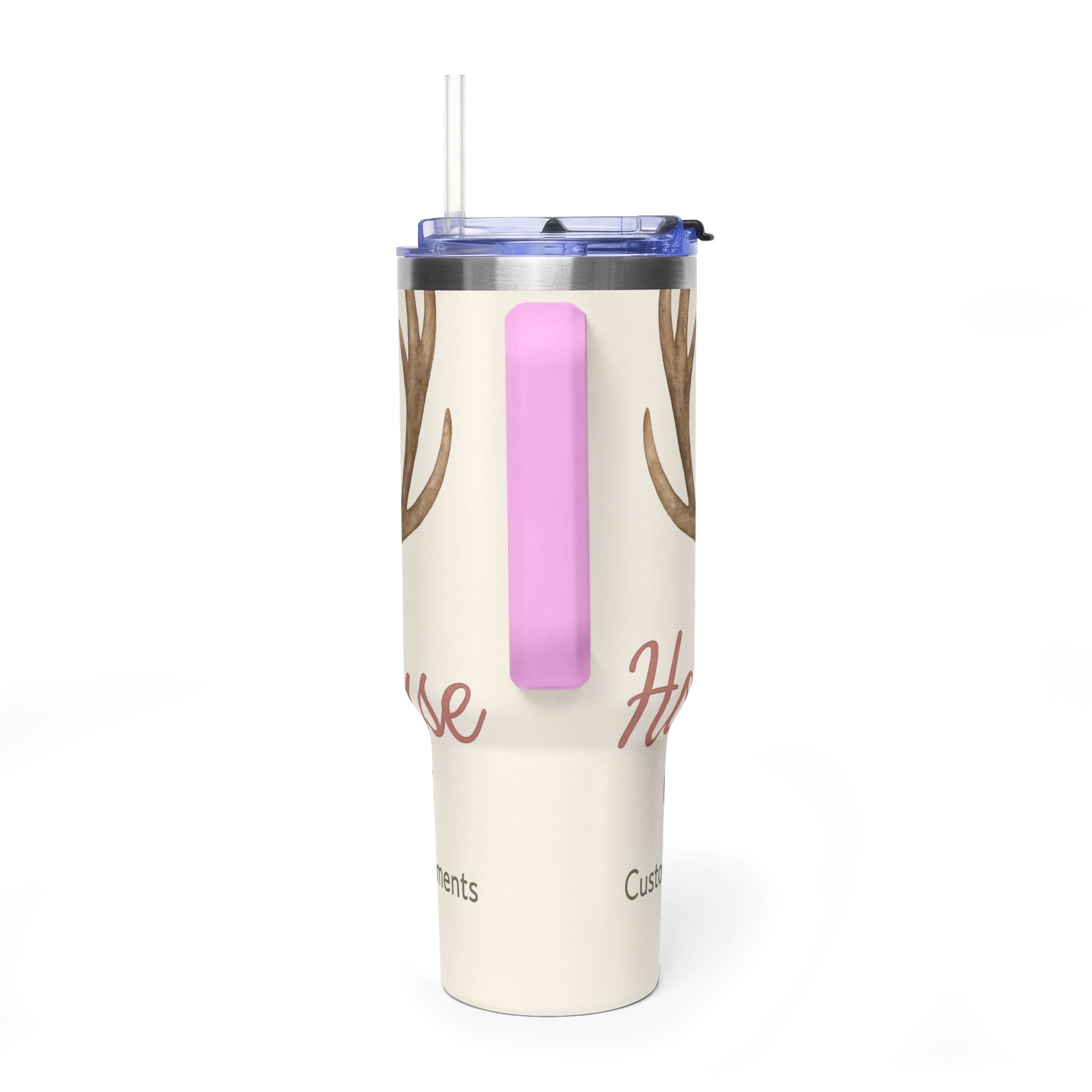 Customize it Your Way Insulated Travel Mug with Straw