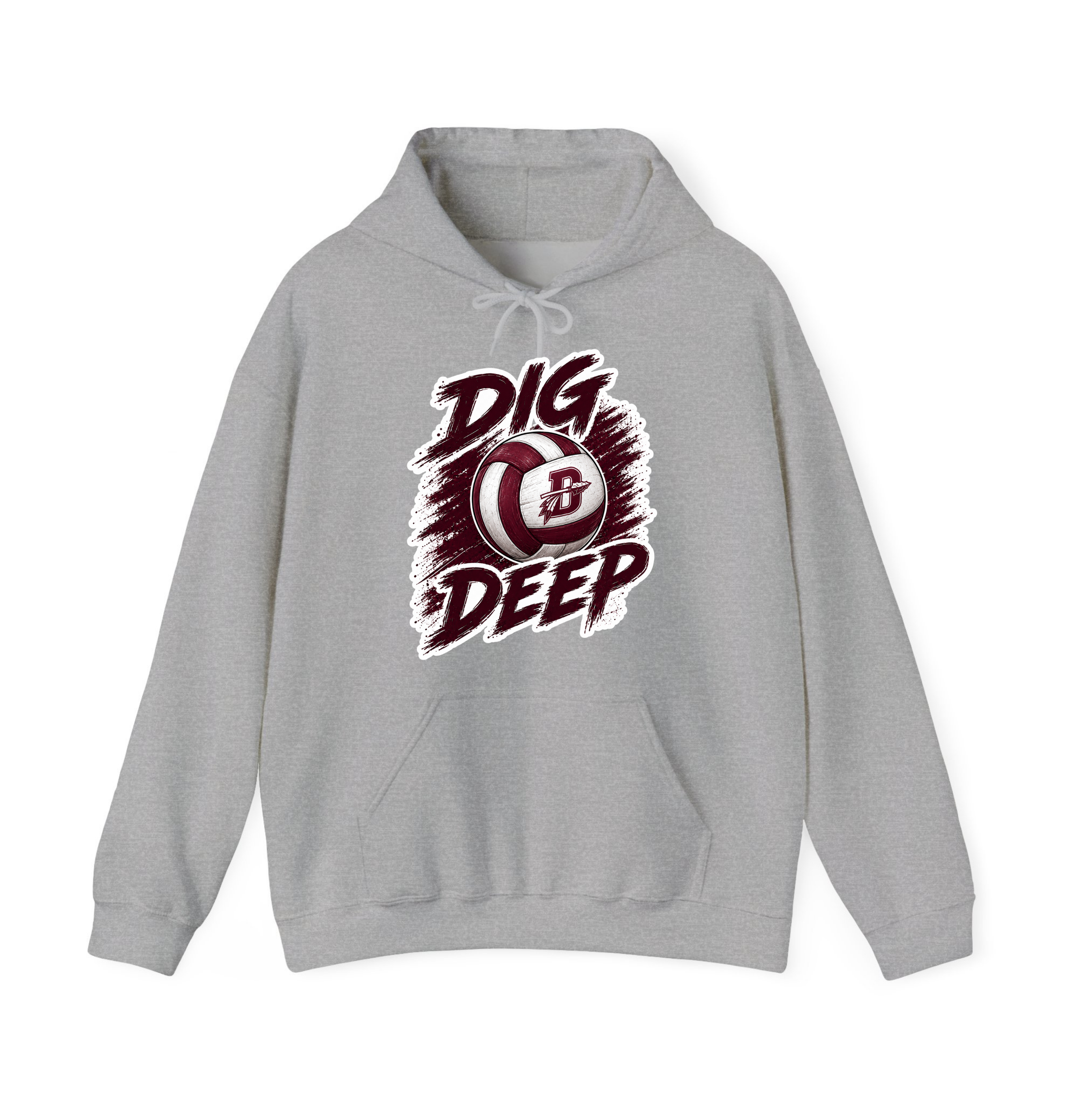 Youth Dakota Volleyball Dig Deep Spirit Wear | T-Shirt, Crewneck & Hoodie