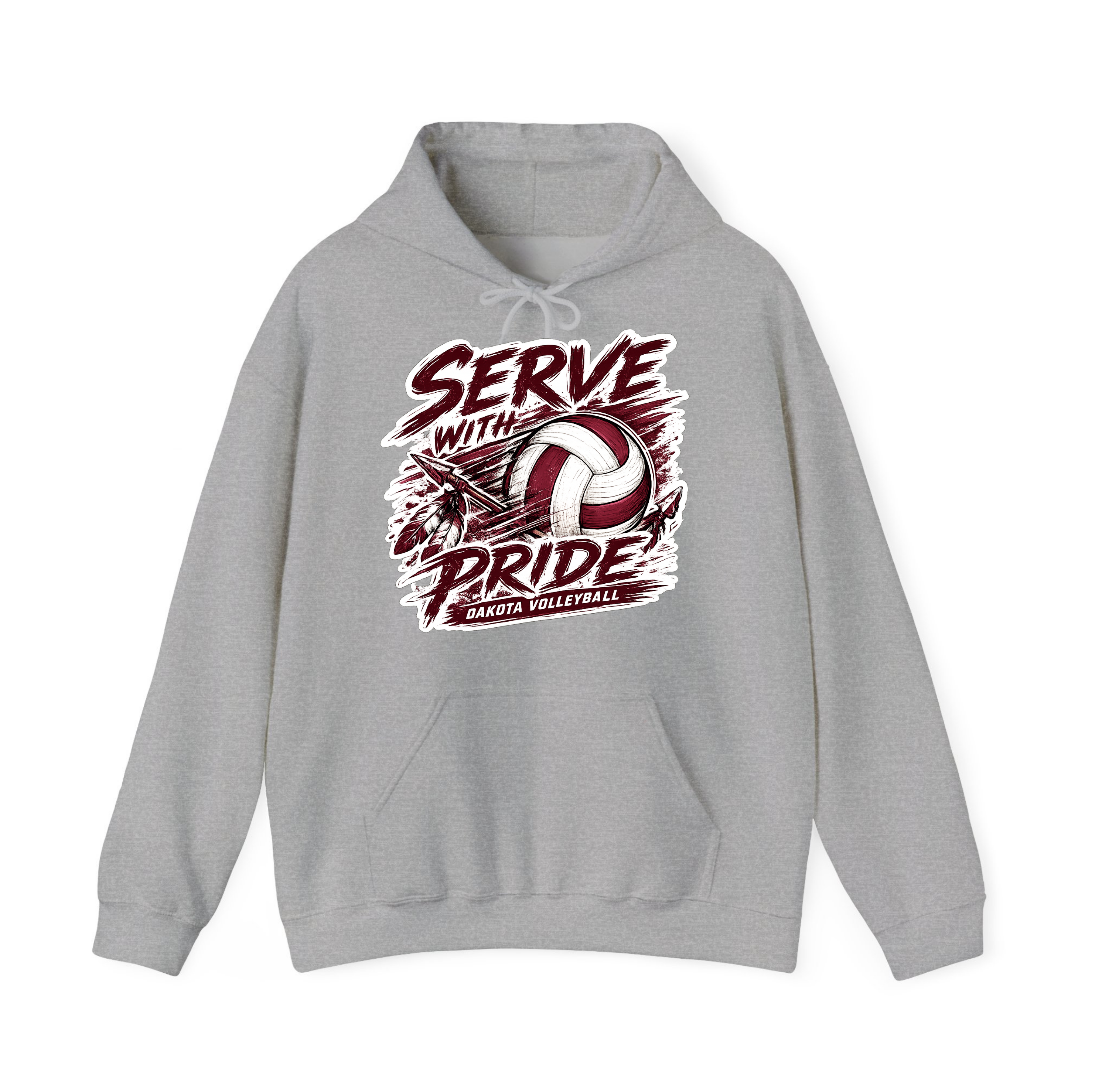 Youth Dakota Volleyball Serve With Pride Spirit Wear | T-Shirt, Crewneck & Hoodie