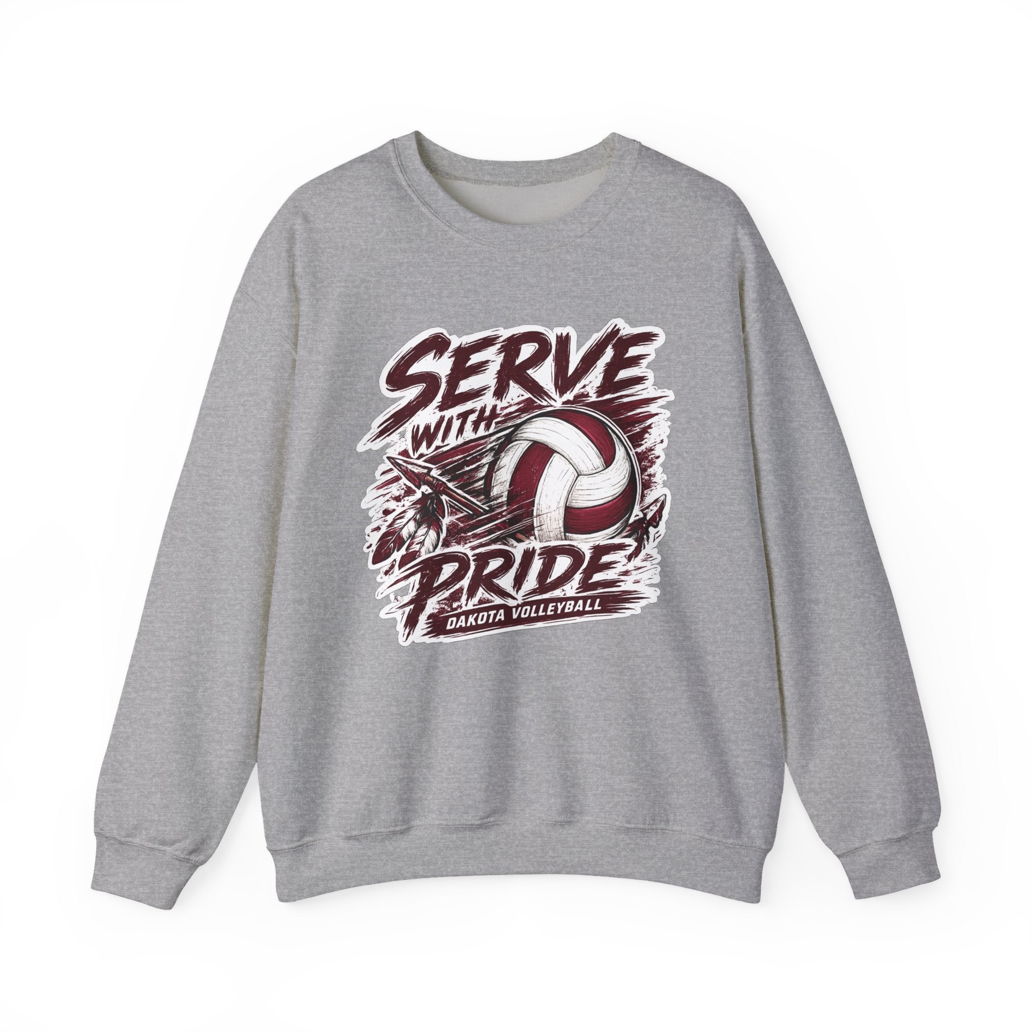 Youth Dakota Volleyball Serve With Pride Spirit Wear | T-Shirt, Crewneck & Hoodie
