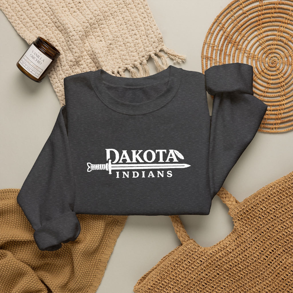 Embordered Dakota Indians Crewneck Sweatshirt