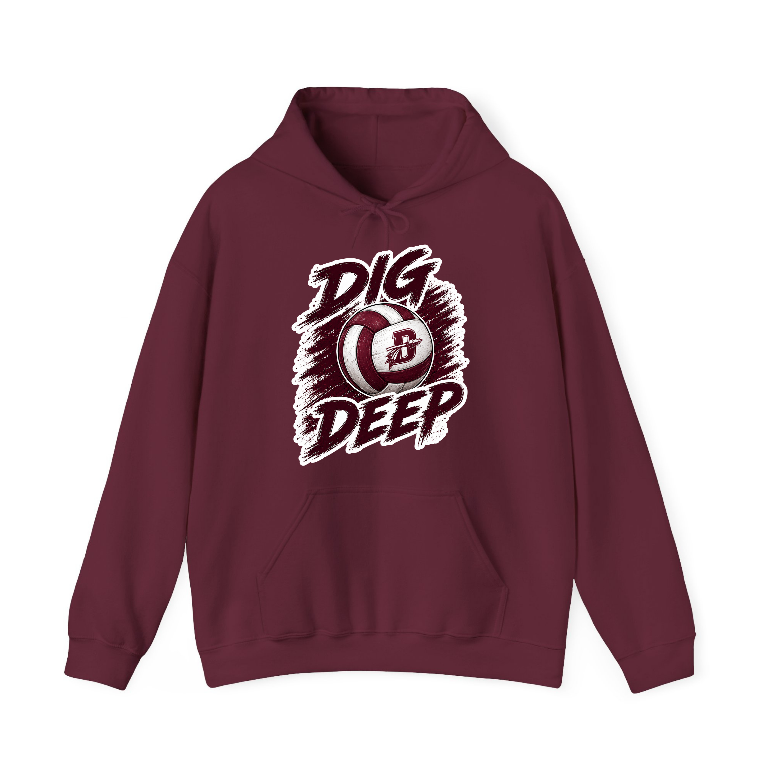 Youth Dakota Volleyball Dig Deep Spirit Wear | T-Shirt, Crewneck & Hoodie