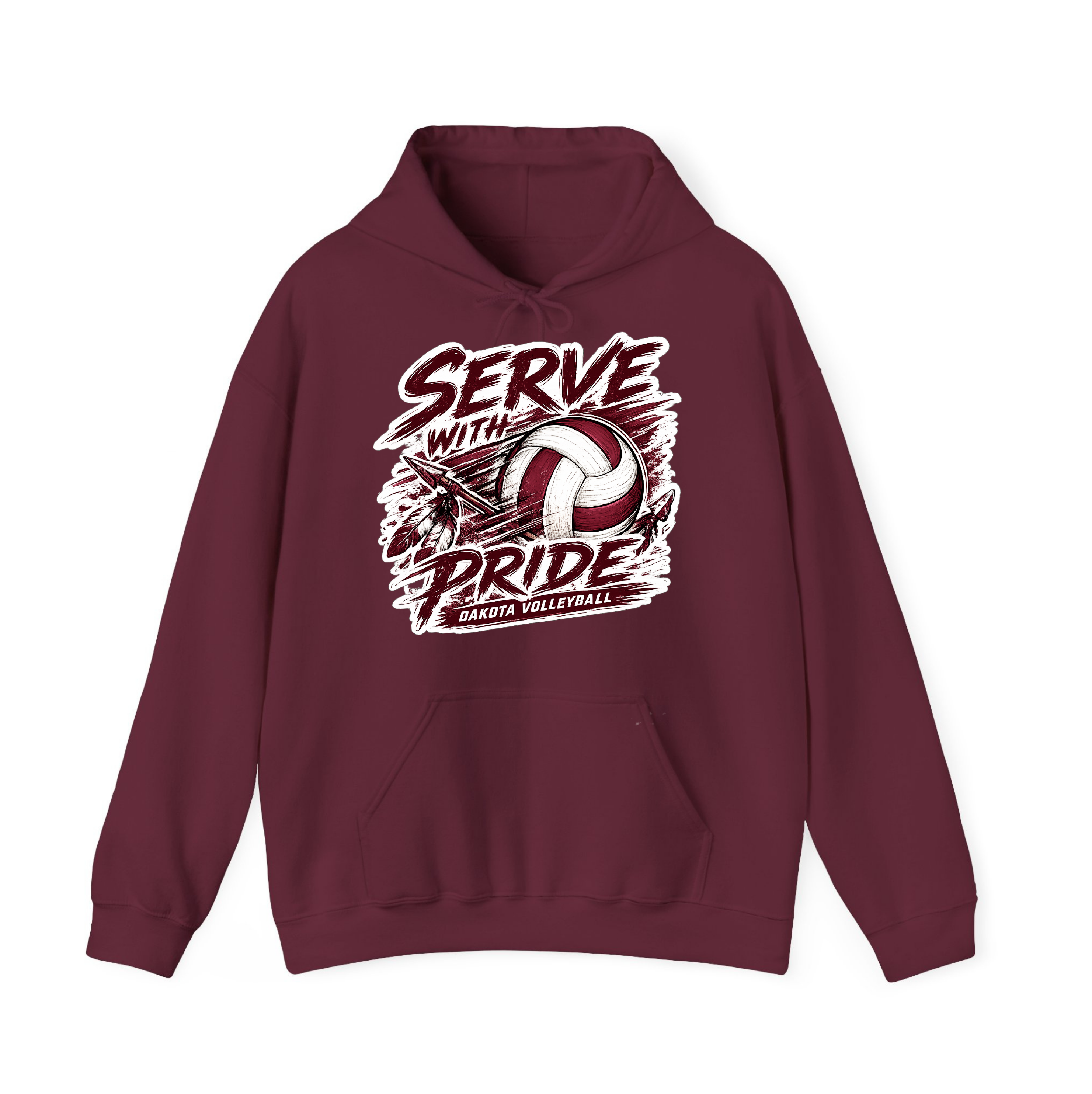 Youth Dakota Volleyball Serve With Pride Spirit Wear | T-Shirt, Crewneck & Hoodie