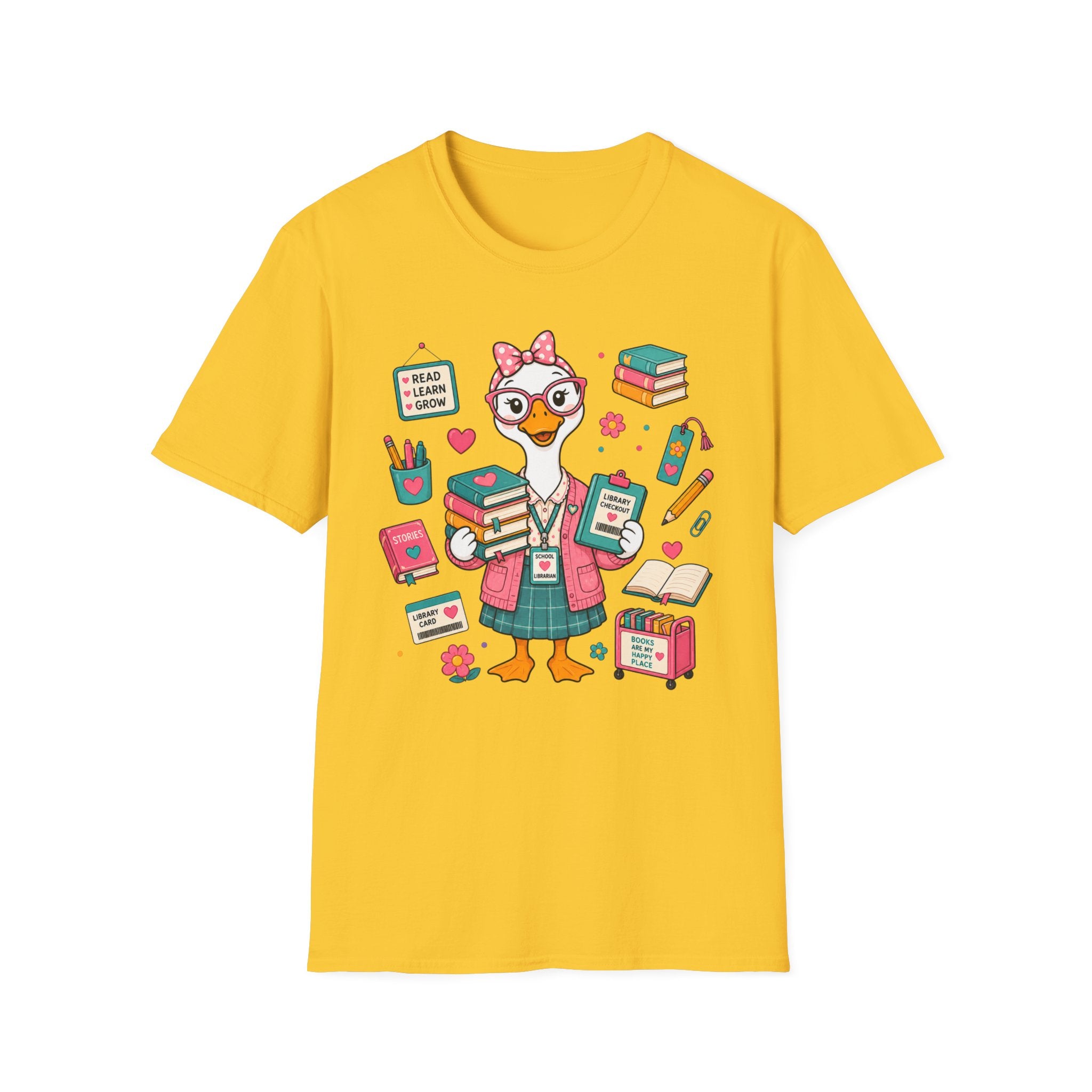 School Librarian Goose Shirt