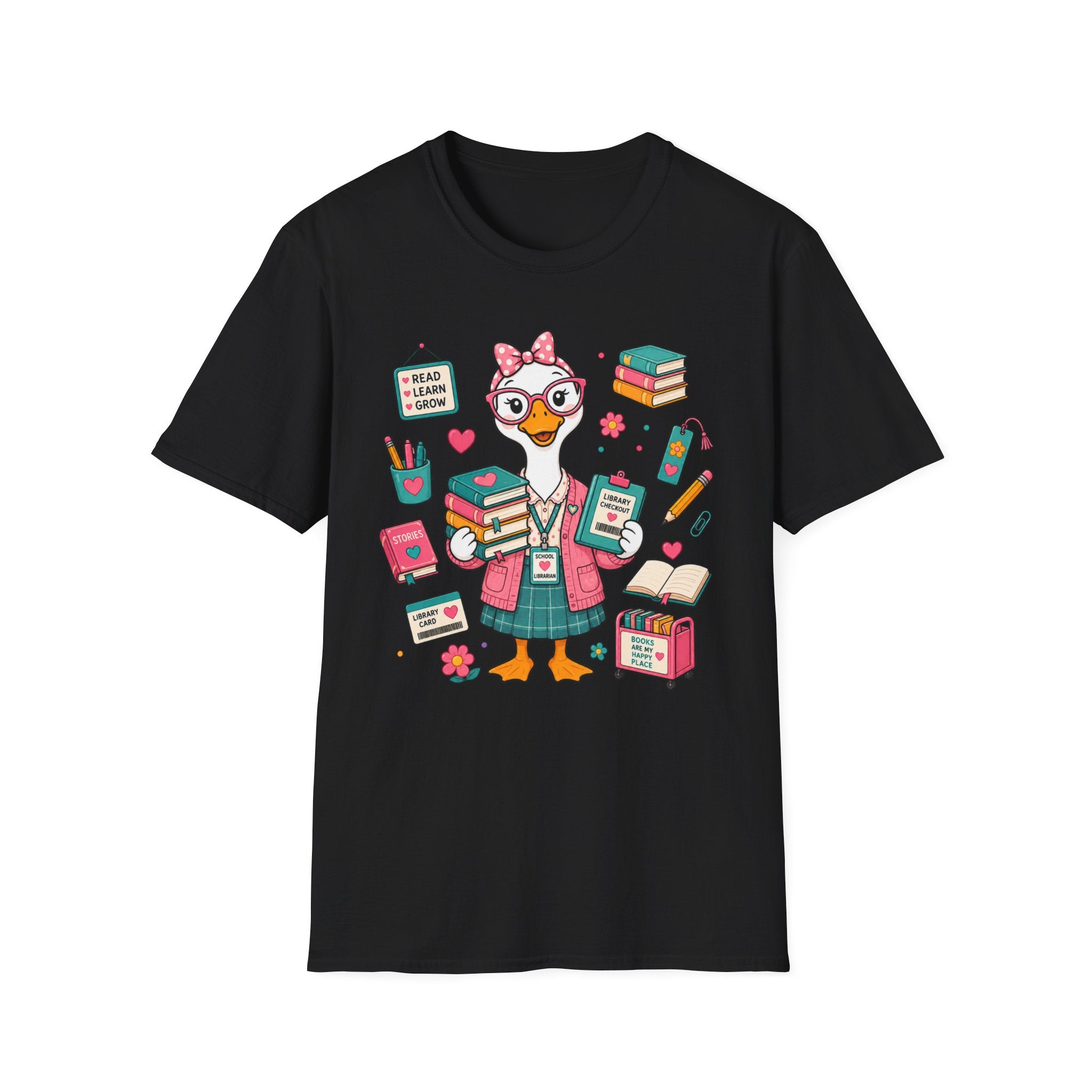 School Librarian Goose Shirt
