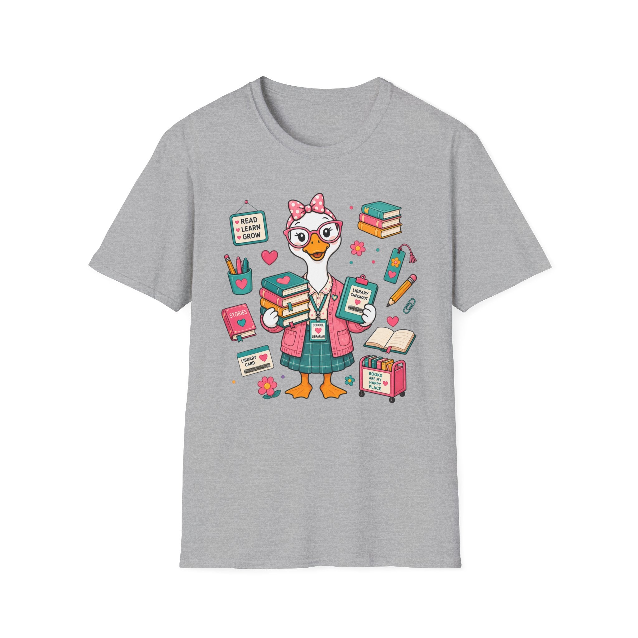 School Librarian Goose Shirt