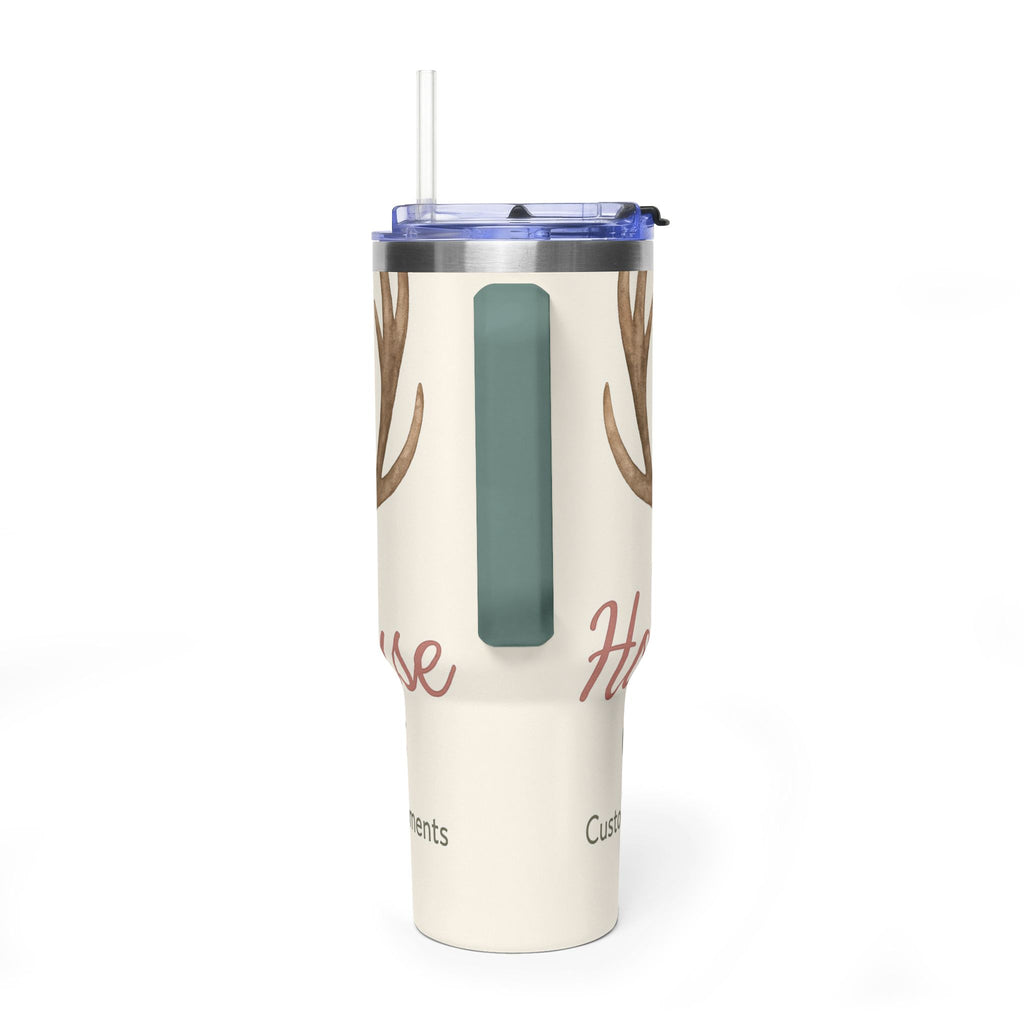 Customize it Your Way Insulated Travel Mug with Straw