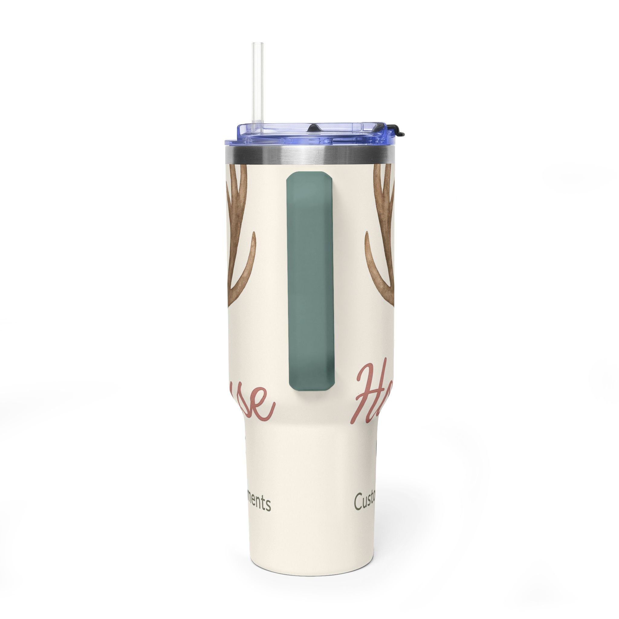Customize it Your Way Insulated Travel Mug with Straw