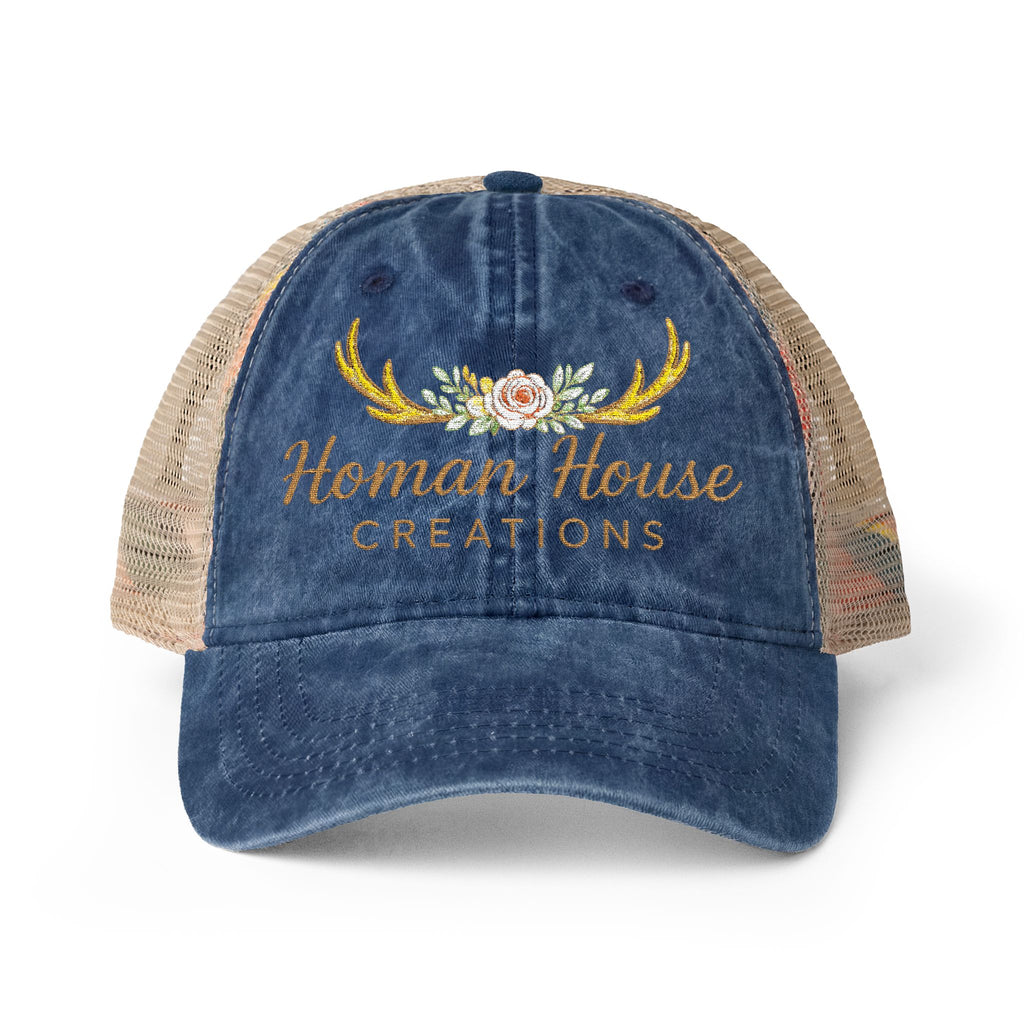 Women's Washed Mesh-Back Cap Homan House Merch