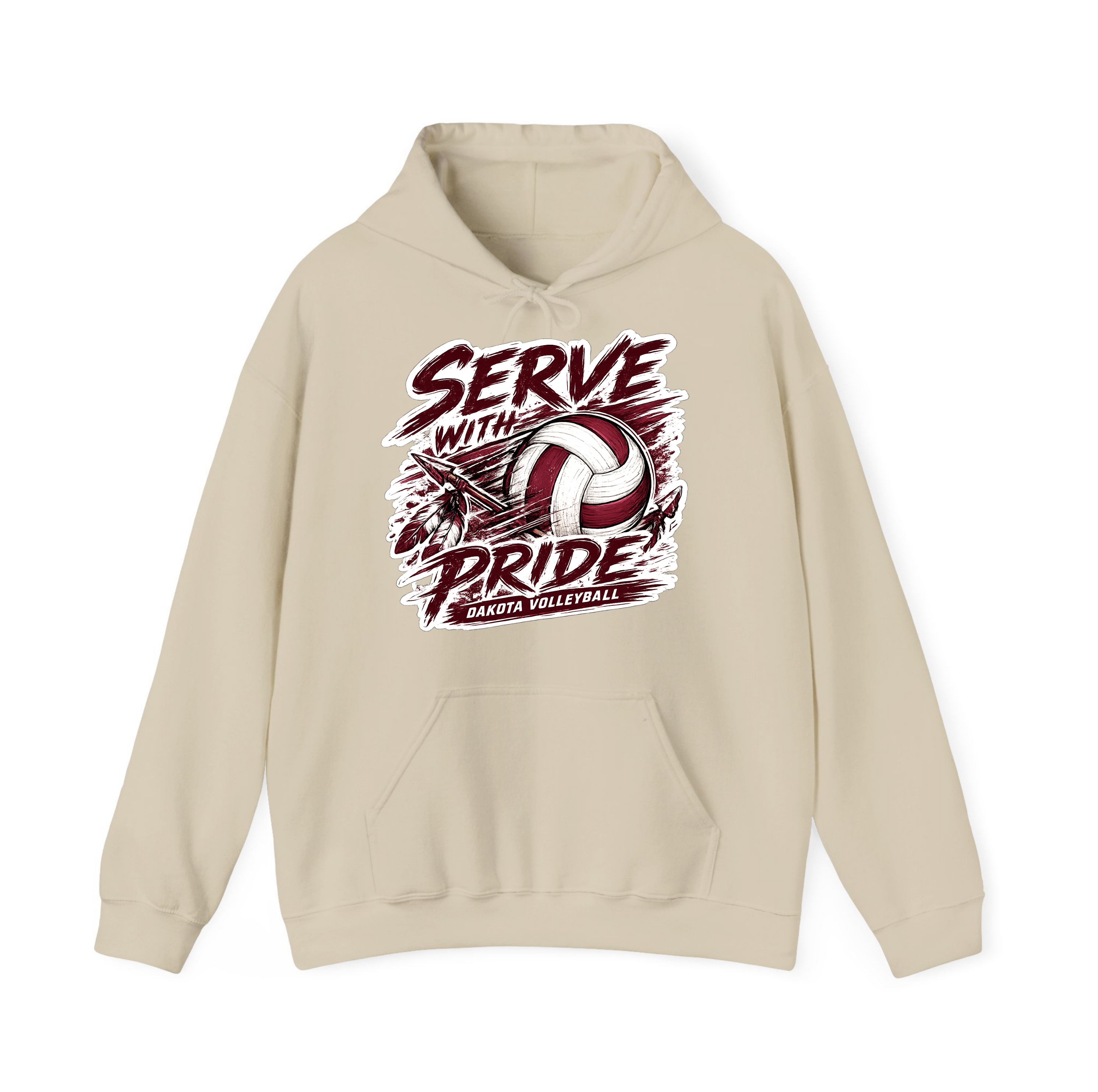 Youth Dakota Volleyball Serve With Pride Spirit Wear | T-Shirt, Crewneck & Hoodie