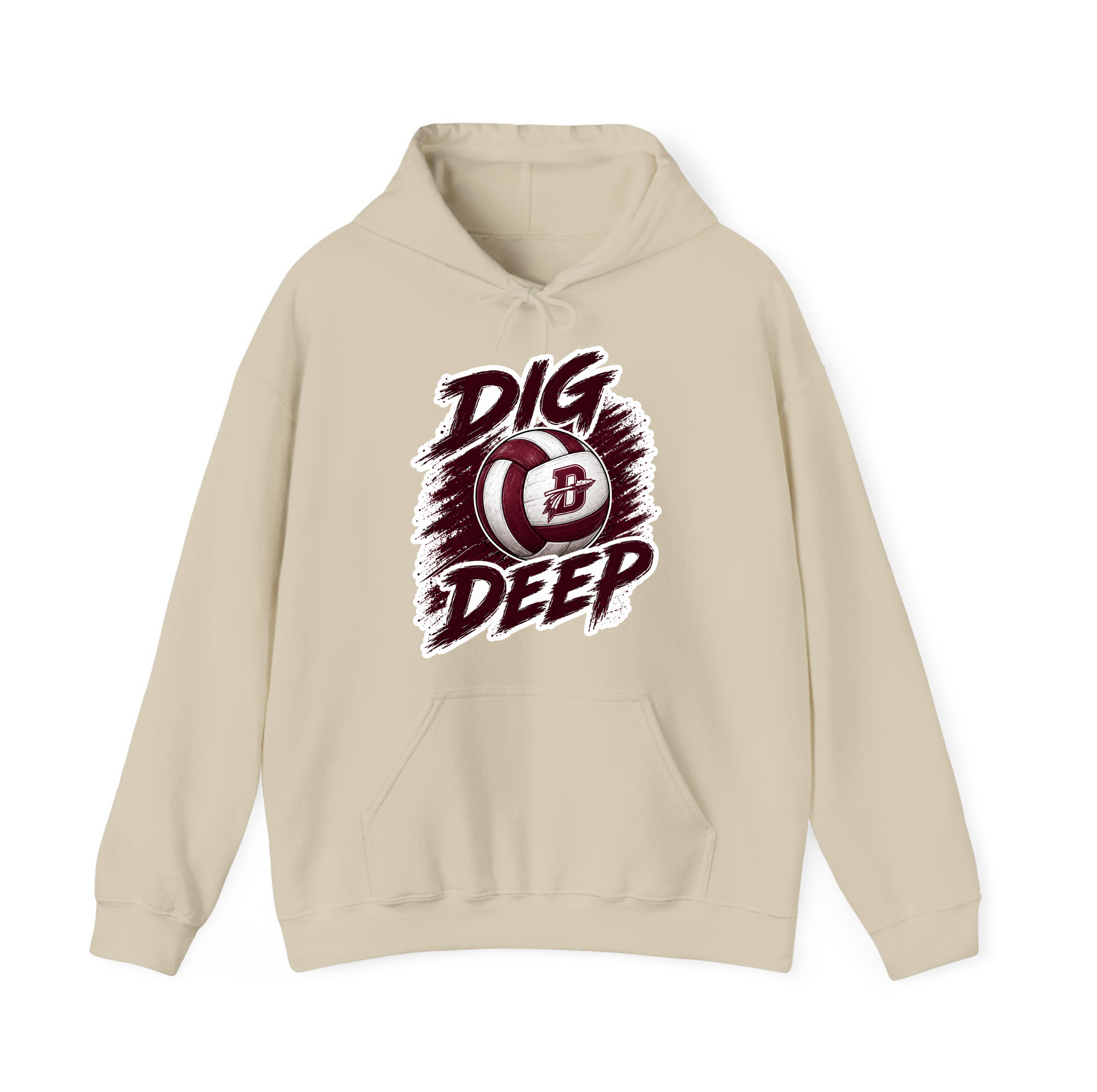 Youth Dakota Volleyball Dig Deep Spirit Wear | T-Shirt, Crewneck & Hoodie