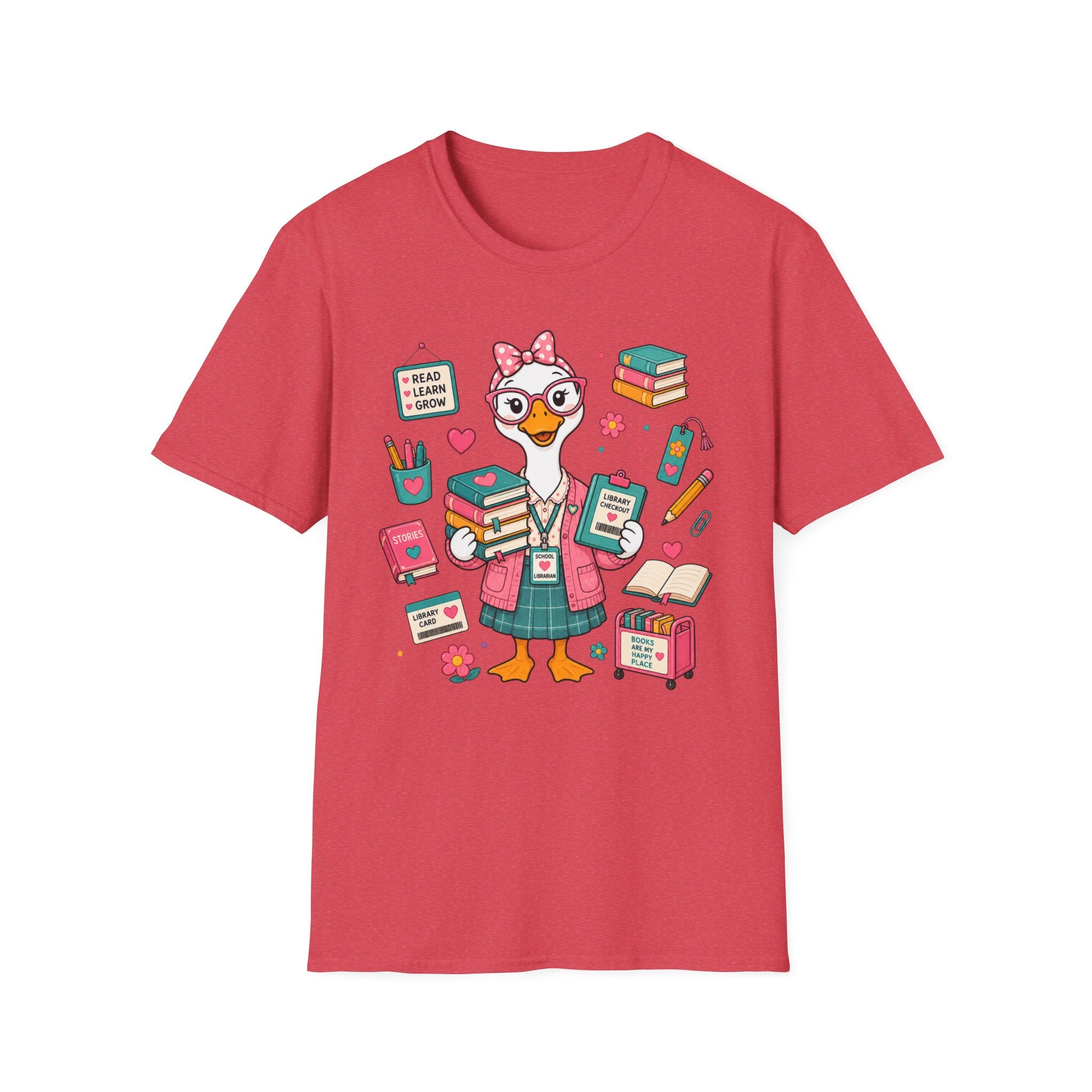 School Librarian Goose Shirt