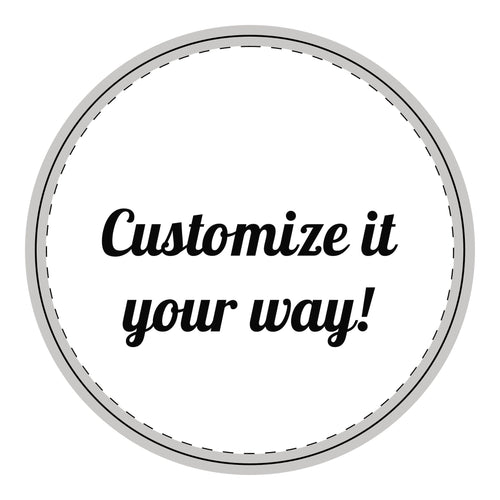 Customizable Round Wooden Hanging Sign