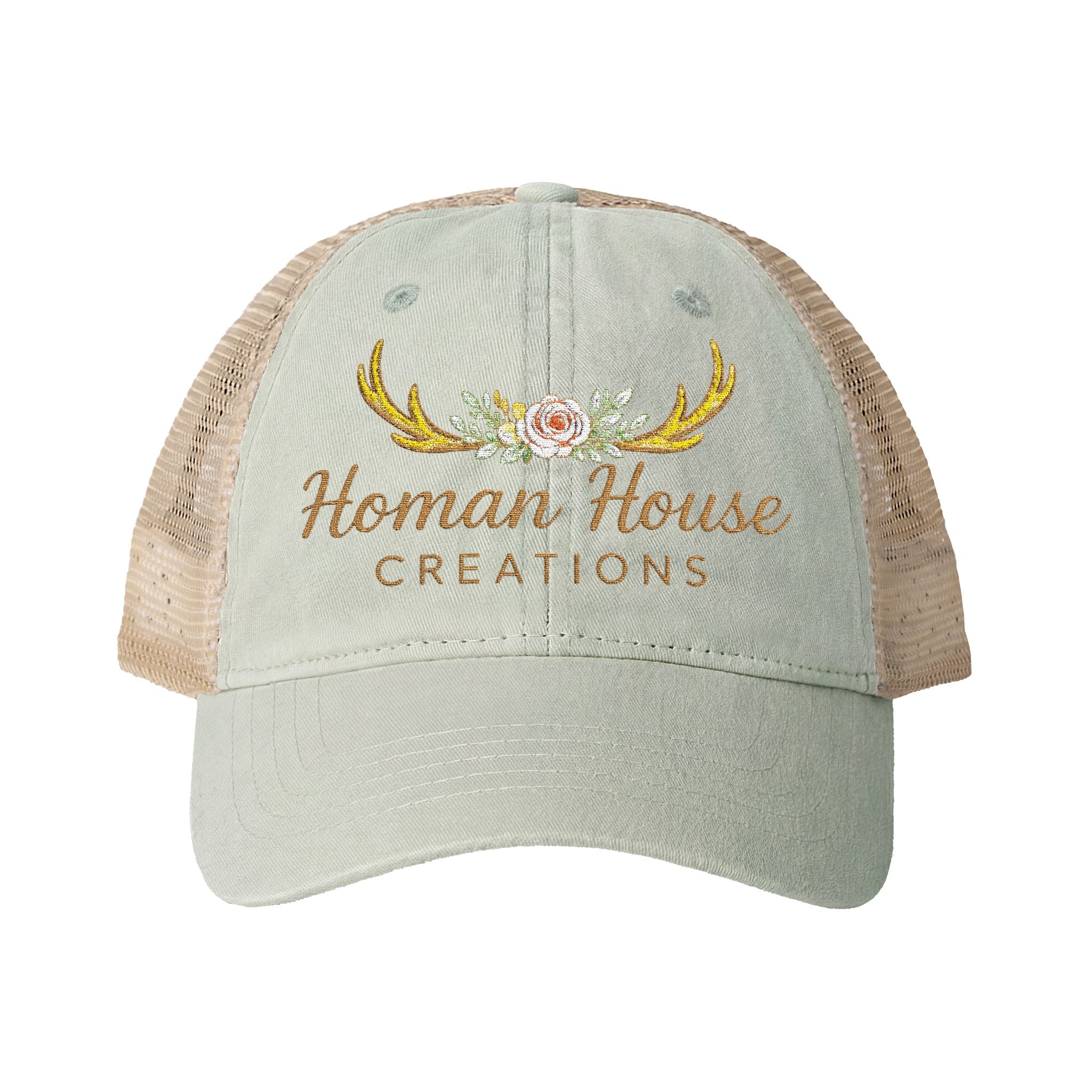 Women's Washed Mesh-Back Cap Homan House Merch