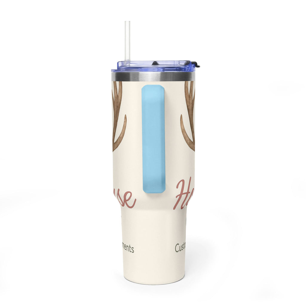 Customize it Your Way Insulated Travel Mug with Straw