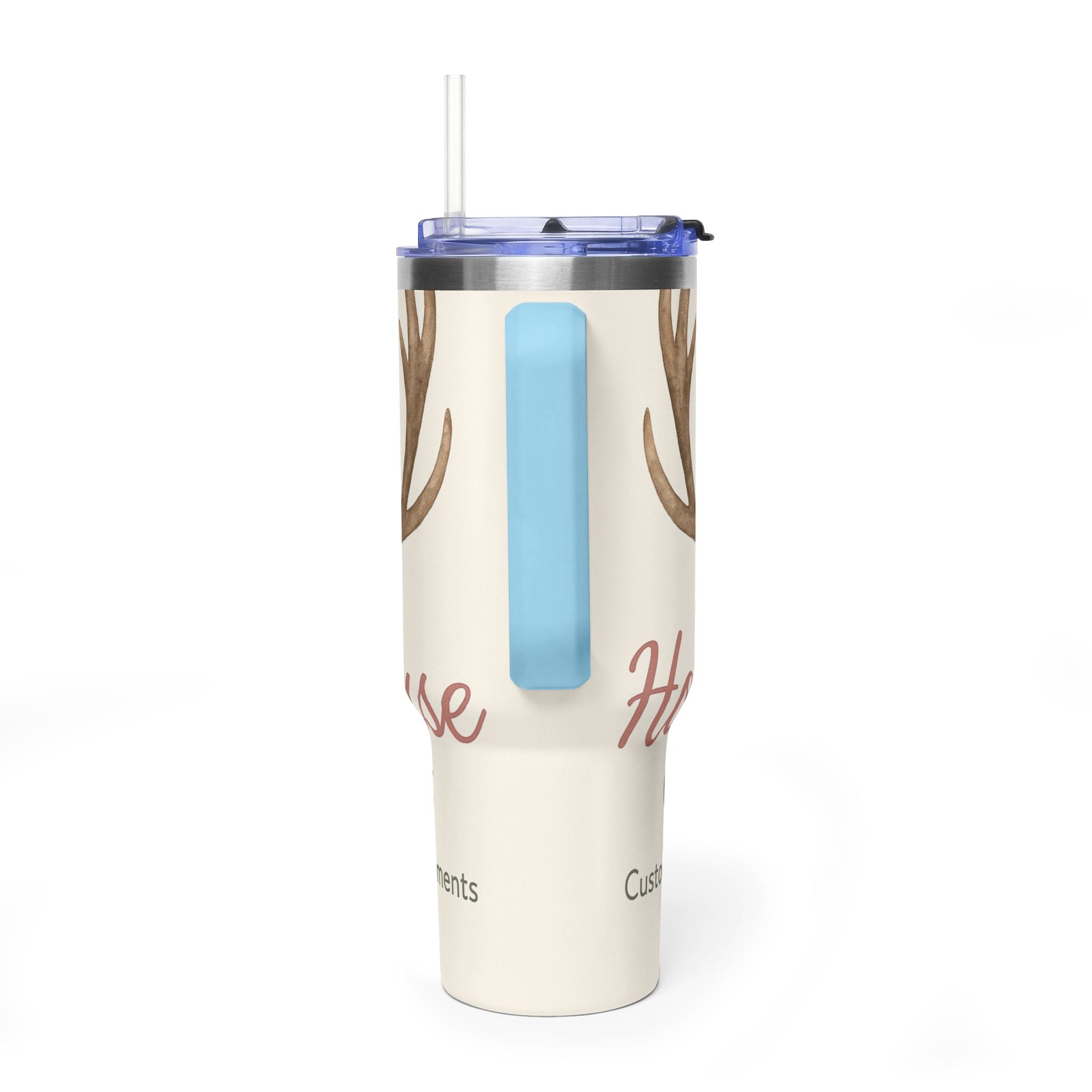 Customize it Your Way Insulated Travel Mug with Straw